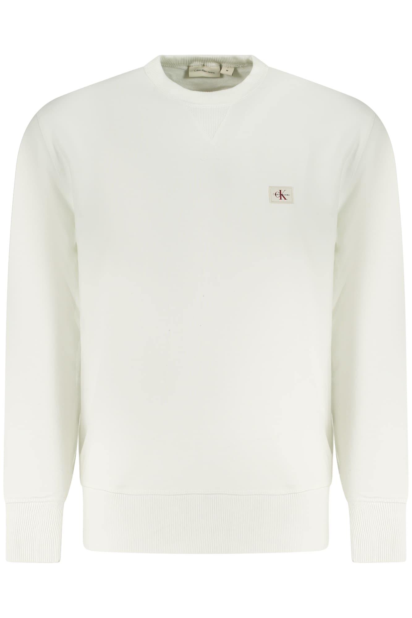 CALVIN KLEIN FELPA SENZA ZIP UOMO BIANCO - Immagine principale