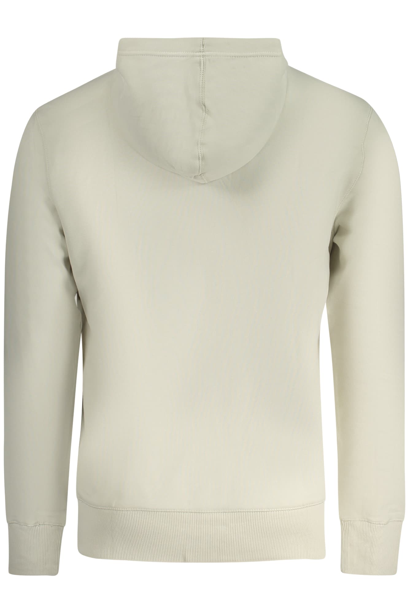 CALVIN KLEIN FELPA SENZA ZIP UOMO BEIGE - Miniatura 2