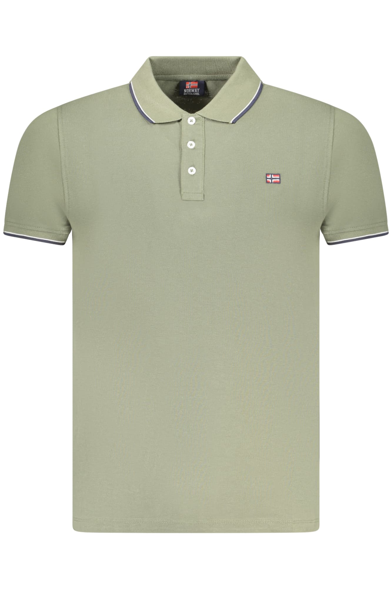 NORWAY 1963 POLO MANICHE CORTE UOMO VERDE - Immagine principale