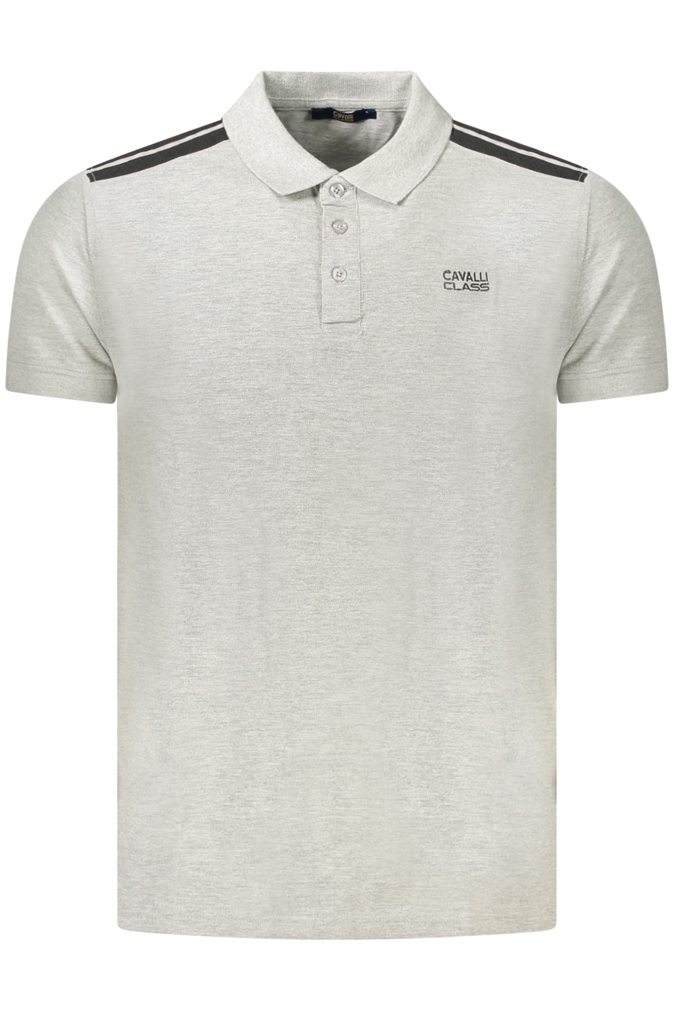 CAVALLI CLASS POLO MANICHE CORTE UOMO GRIGIO - Immagine principale
