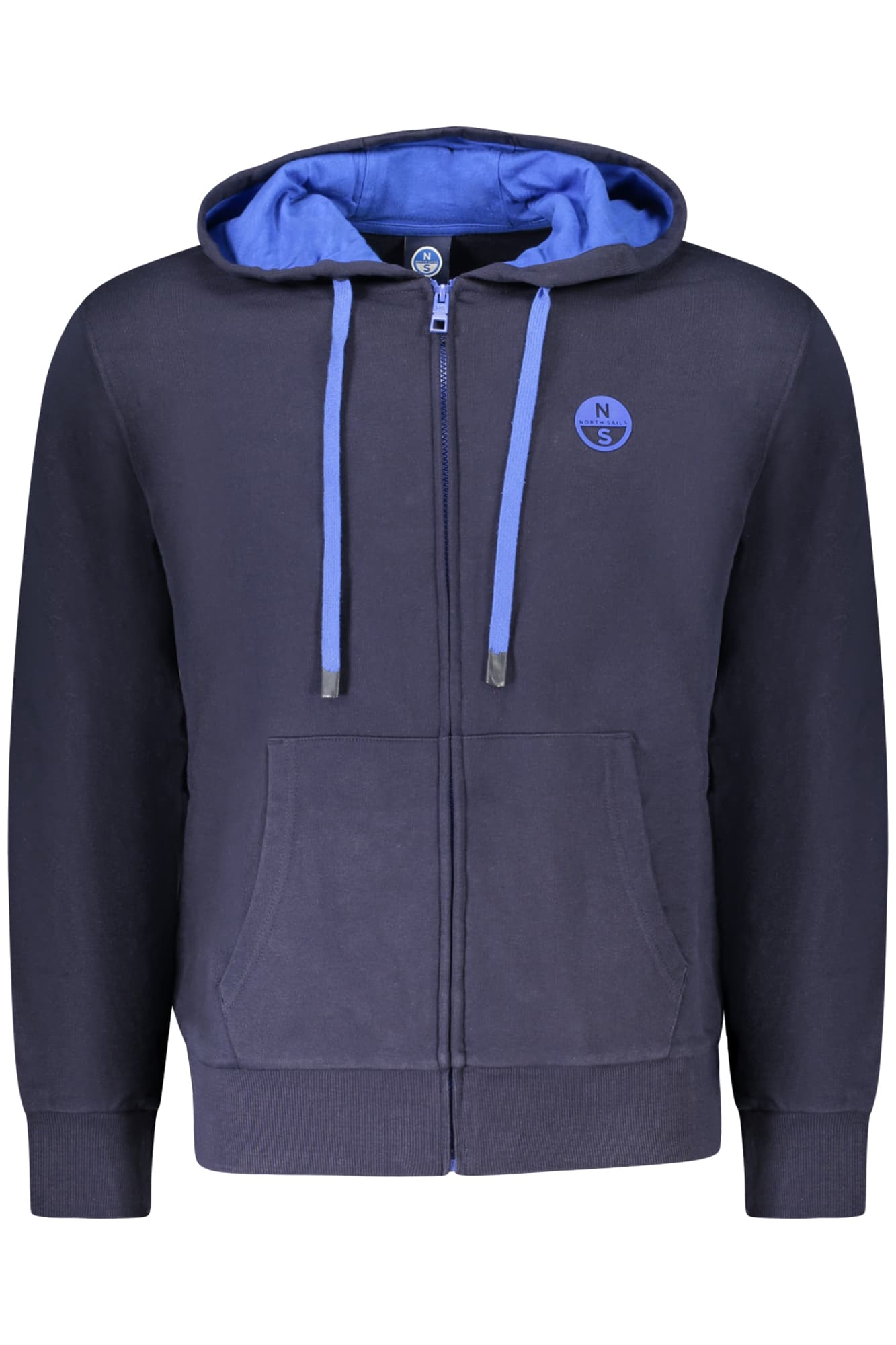NORTH SAILS FELPA CON ZIP UOMO BLU - Immagine principale