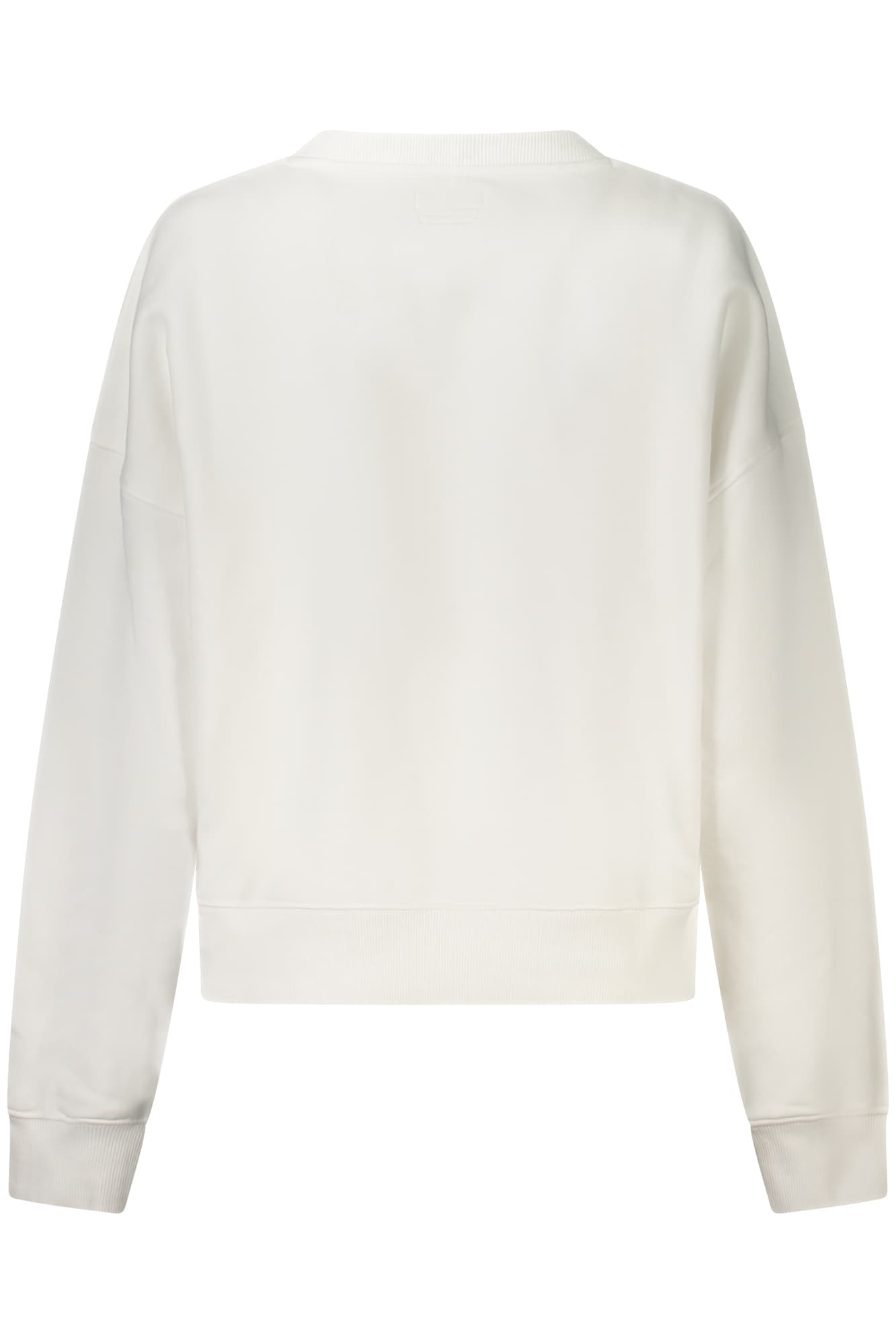 GUESS JEANS FELPA SENZA ZIP DONNA BIANCO - Miniatura 2