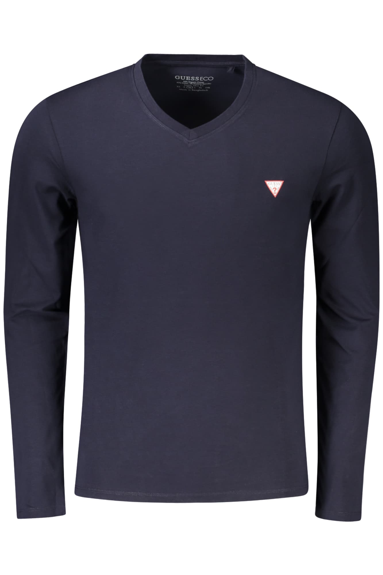 GUESS JEANS T-SHIRT MANICHE LUNGHE UOMO BLU - Immagine principale