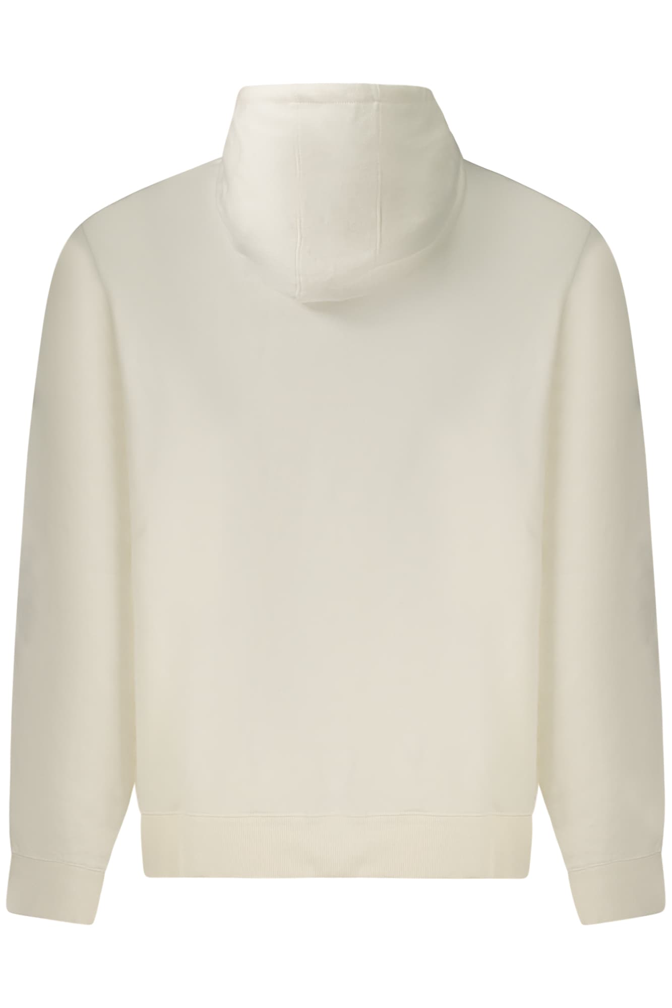 GUESS JEANS FELPA SENZA ZIP UOMO BIANCO - Miniatura 2