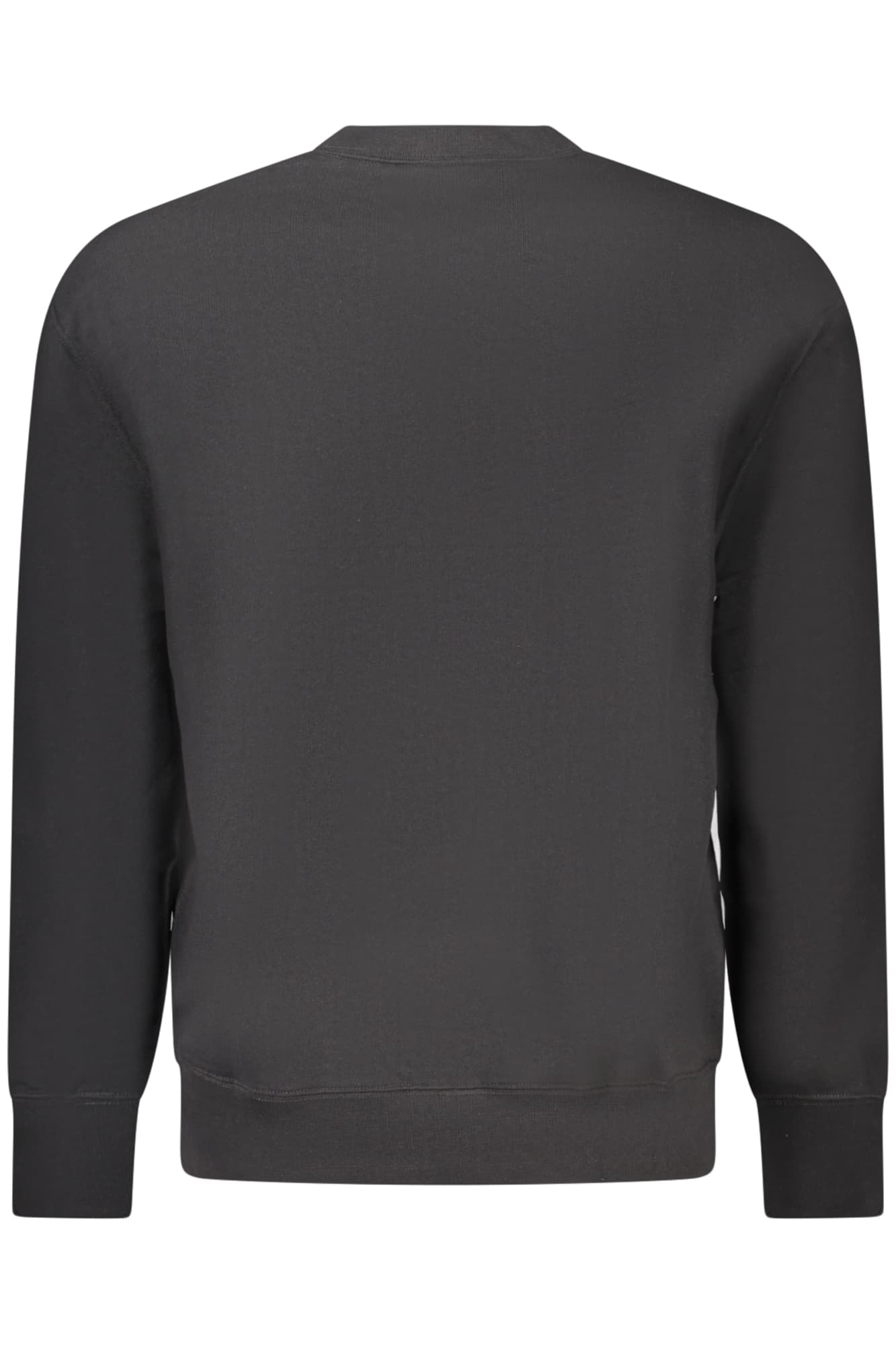 CALVIN KLEIN FELPA SENZA ZIP UOMO NERO - Miniatura 2