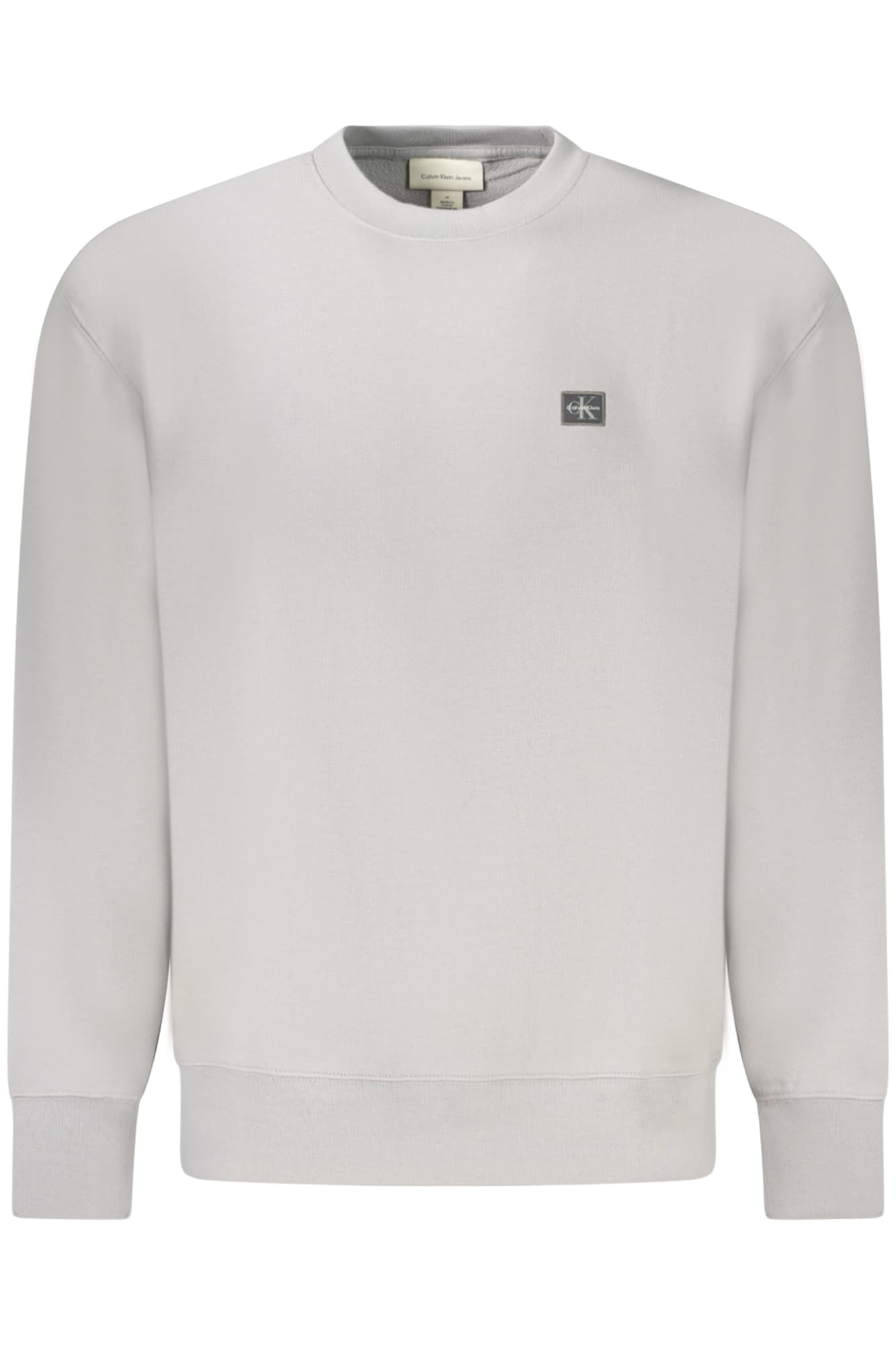CALVIN KLEIN FELPA SENZA ZIP UOMO GRIGIO - Immagine 1