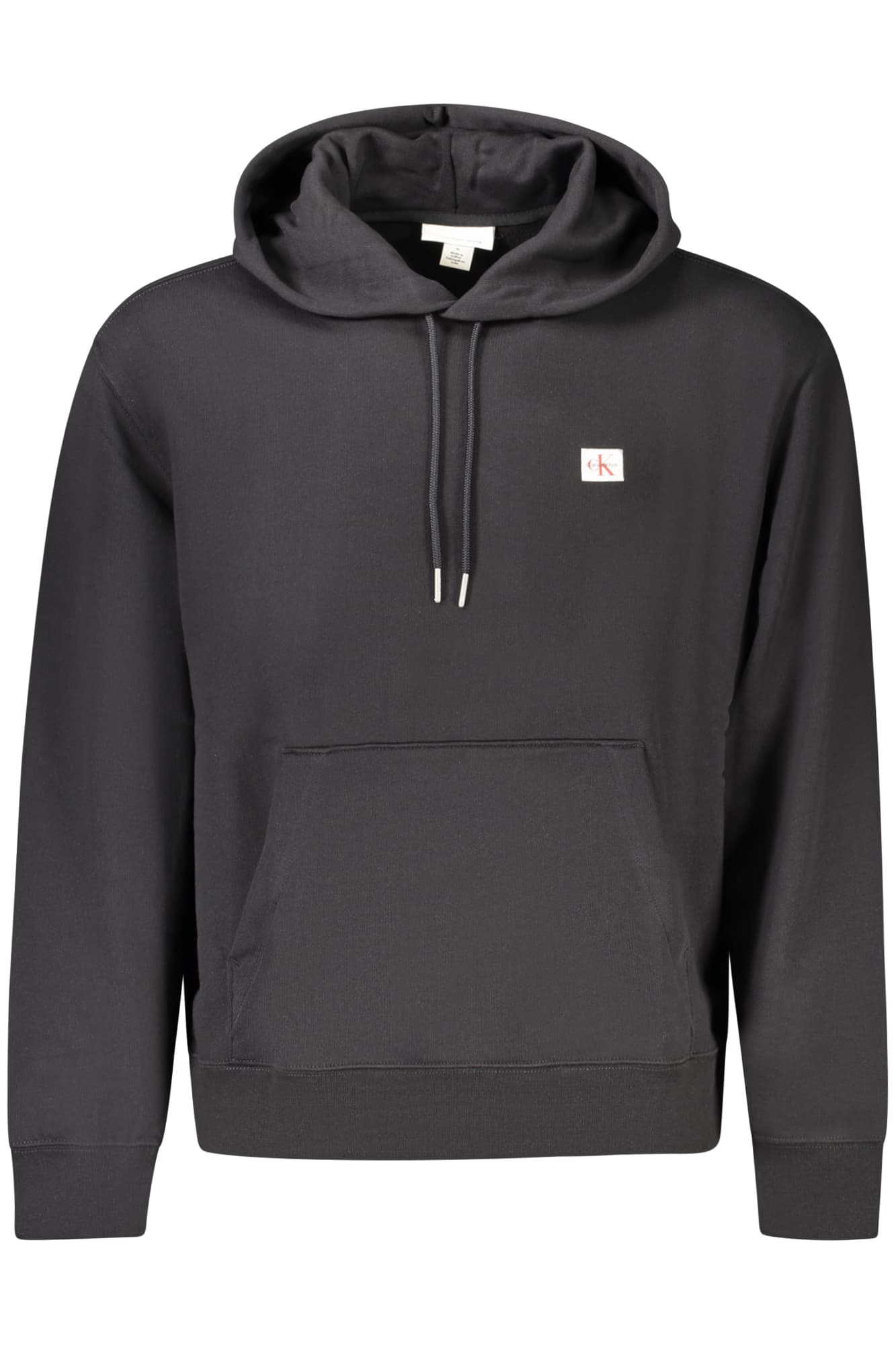 CALVIN KLEIN FELPA SENZA ZIP UOMO NERO - Immagine 1