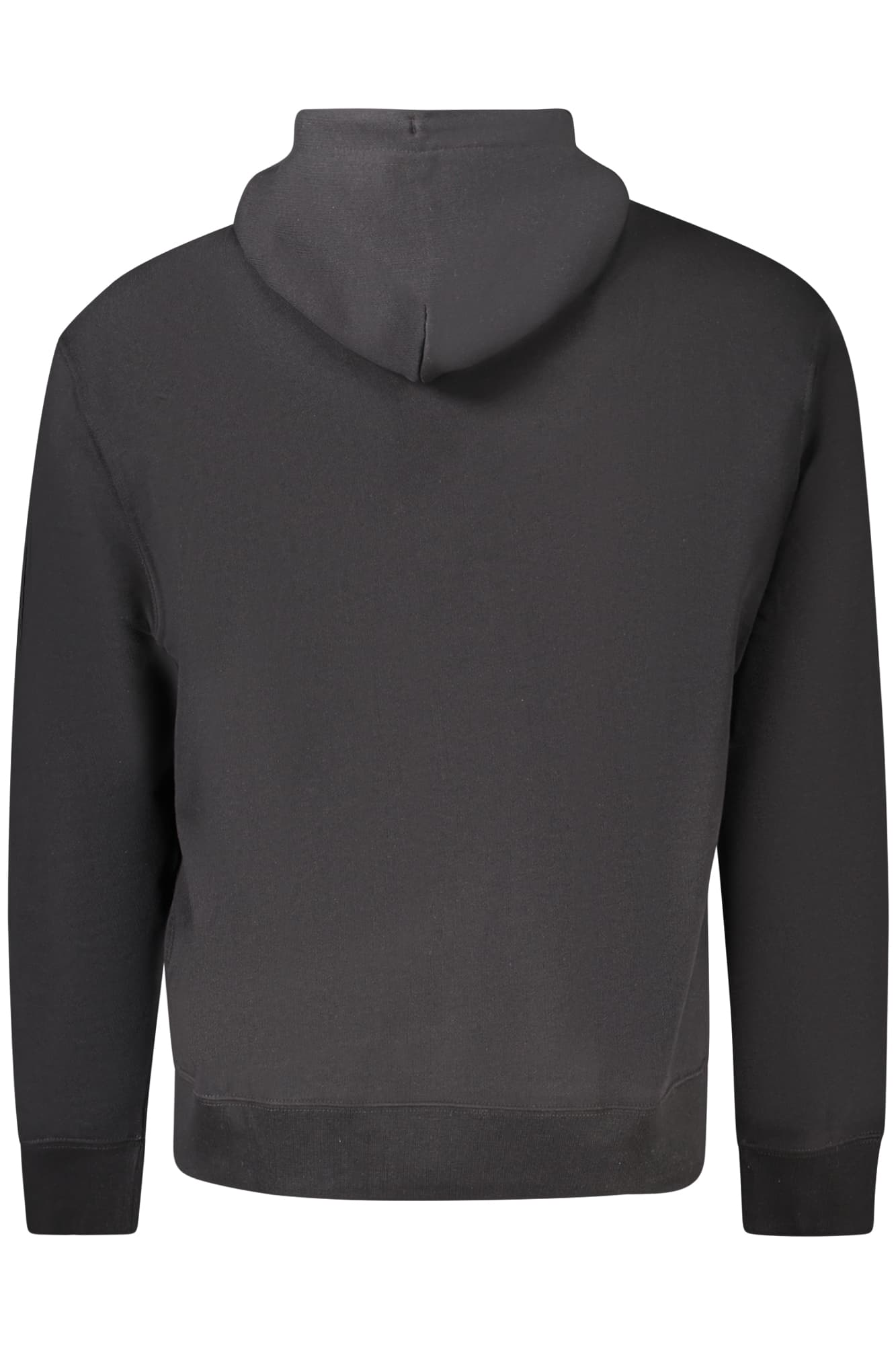 CALVIN KLEIN FELPA SENZA ZIP UOMO NERO - Miniatura 2