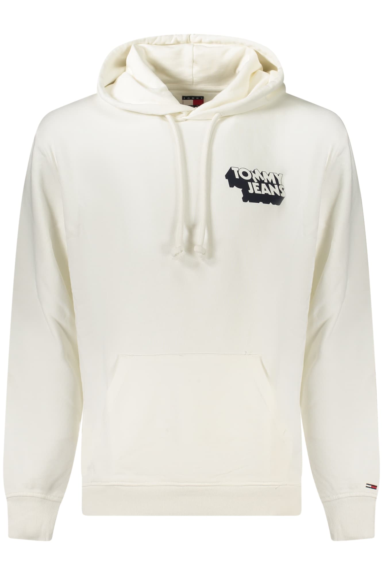 TOMMY HILFIGER FELPA SENZA ZIP UOMO BIANCO - Immagine 1