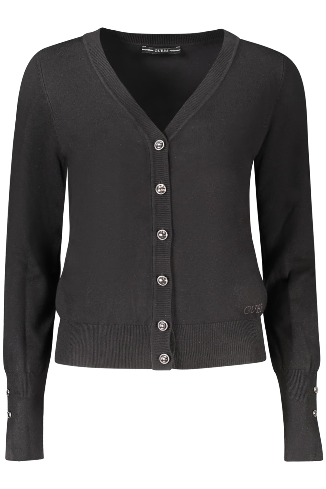 GUESS JEANS CARDIGAN DONNA NERO - Immagine principale