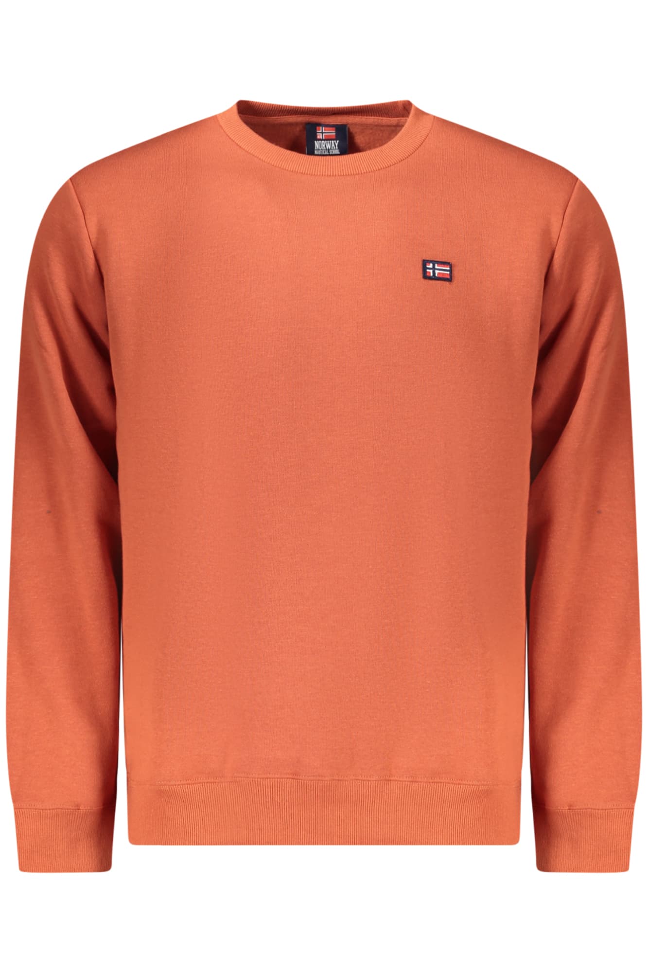 NORWAY 1963 FELPA SENZA ZIP UOMO ARANCIO - Immagine 1