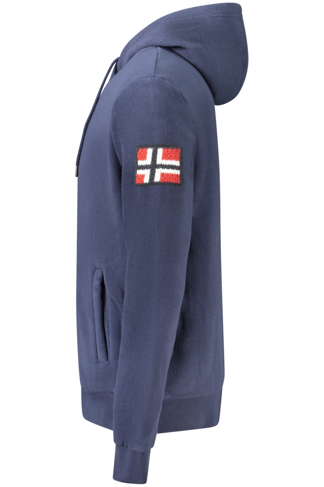 NORWAY 1963 FELPA CON ZIP UOMO BLU - Miniatura 3