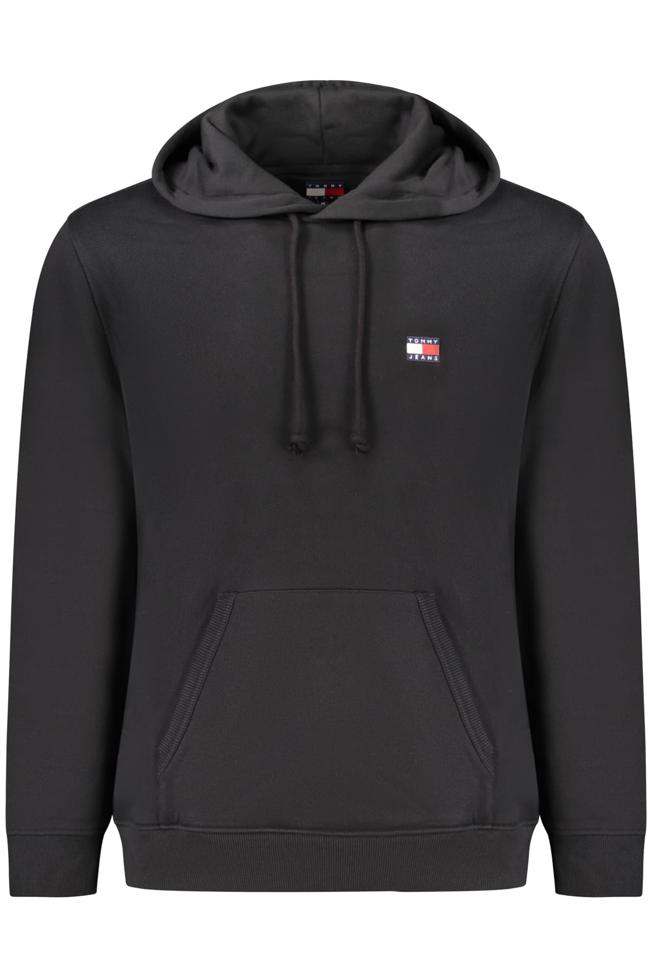 TOMMY HILFIGER FELPA SENZA ZIP UOMO NERO - Immagine principale