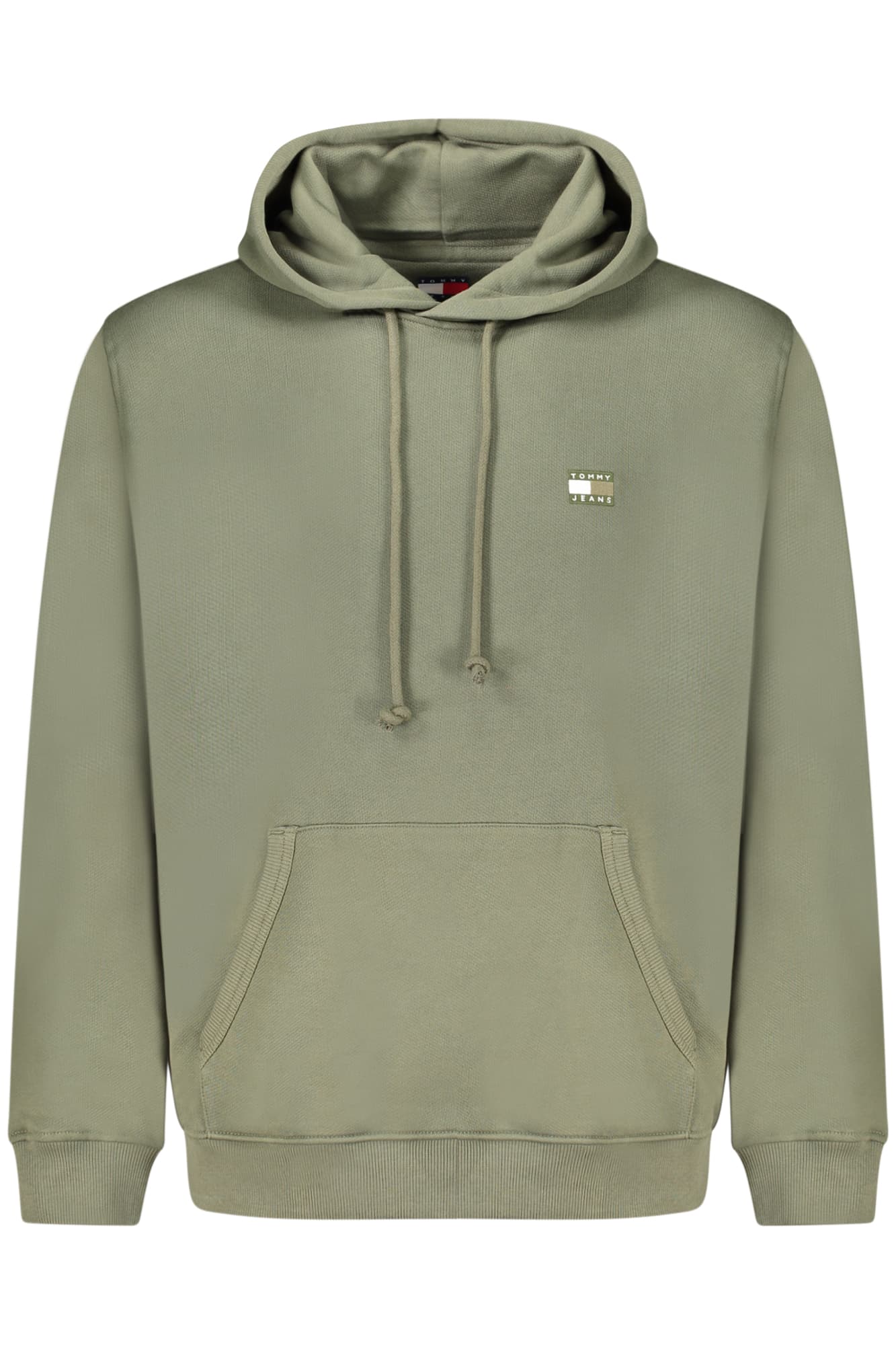 TOMMY HILFIGER FELPA SENZA ZIP UOMO VERDE - Immagine principale