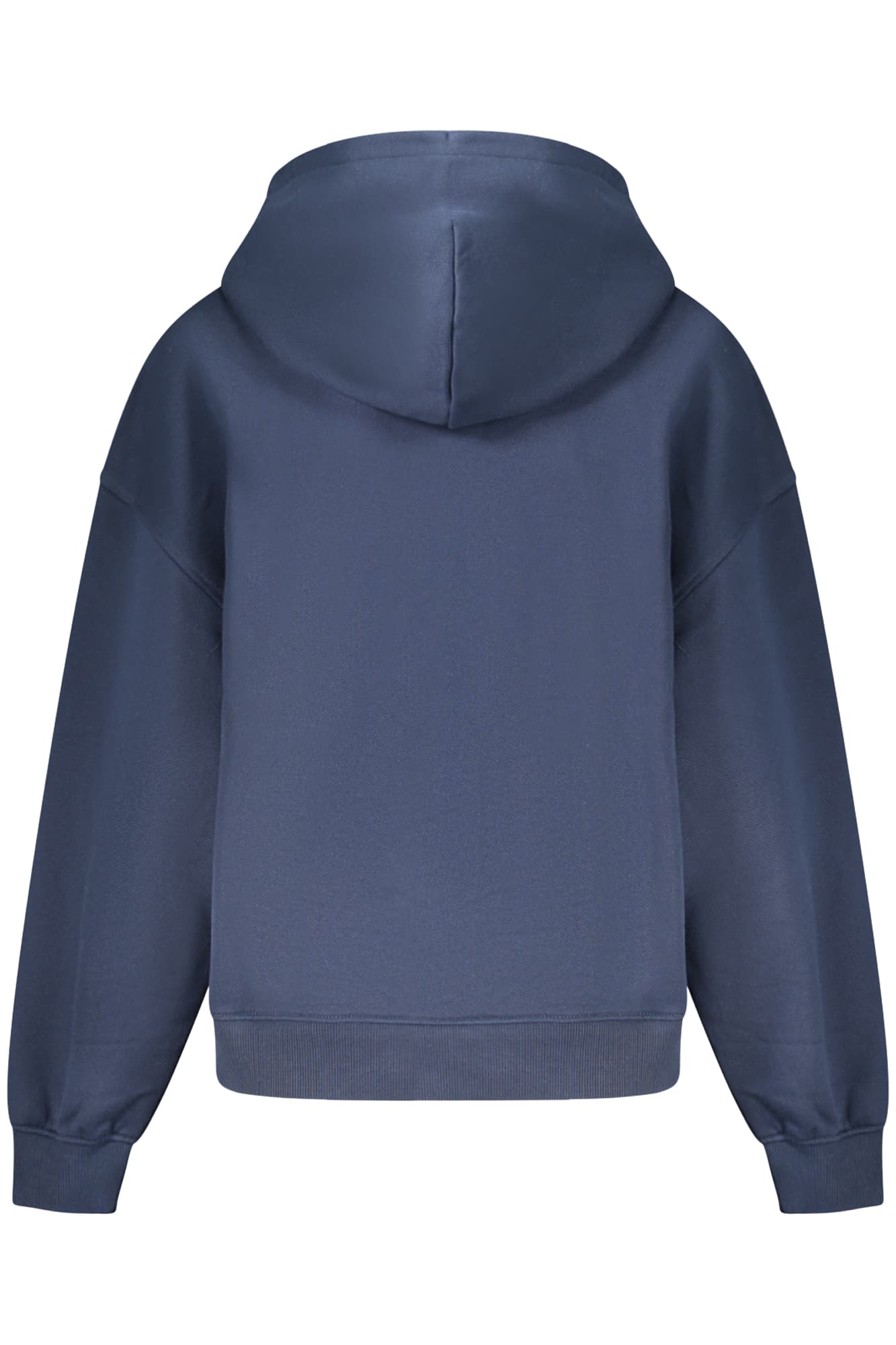 TOMMY HILFIGER FELPA SENZA ZIP DONNA BLU - Miniatura 2