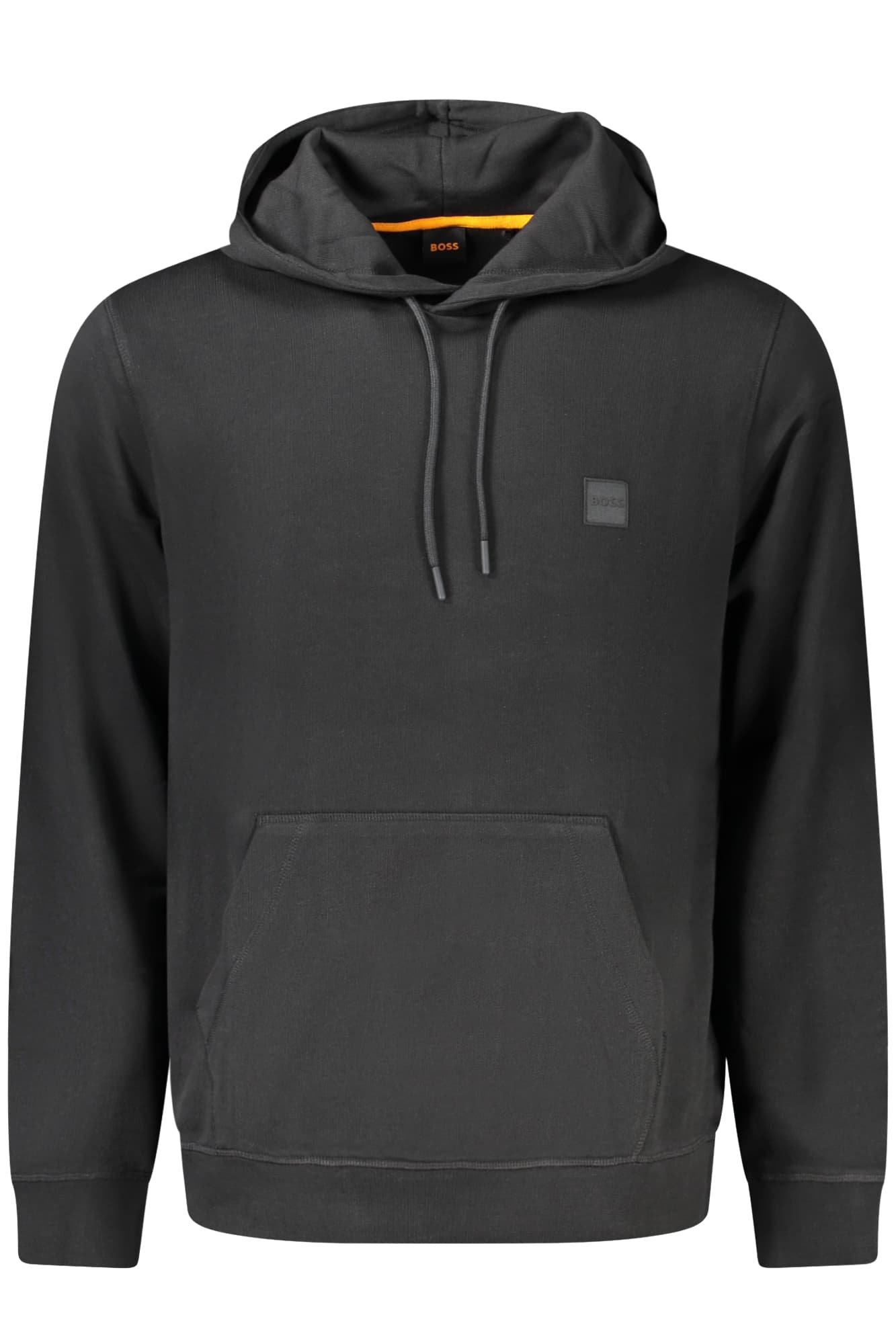 BOSS FELPA SENZA ZIP UOMO NERO - Immagine 1