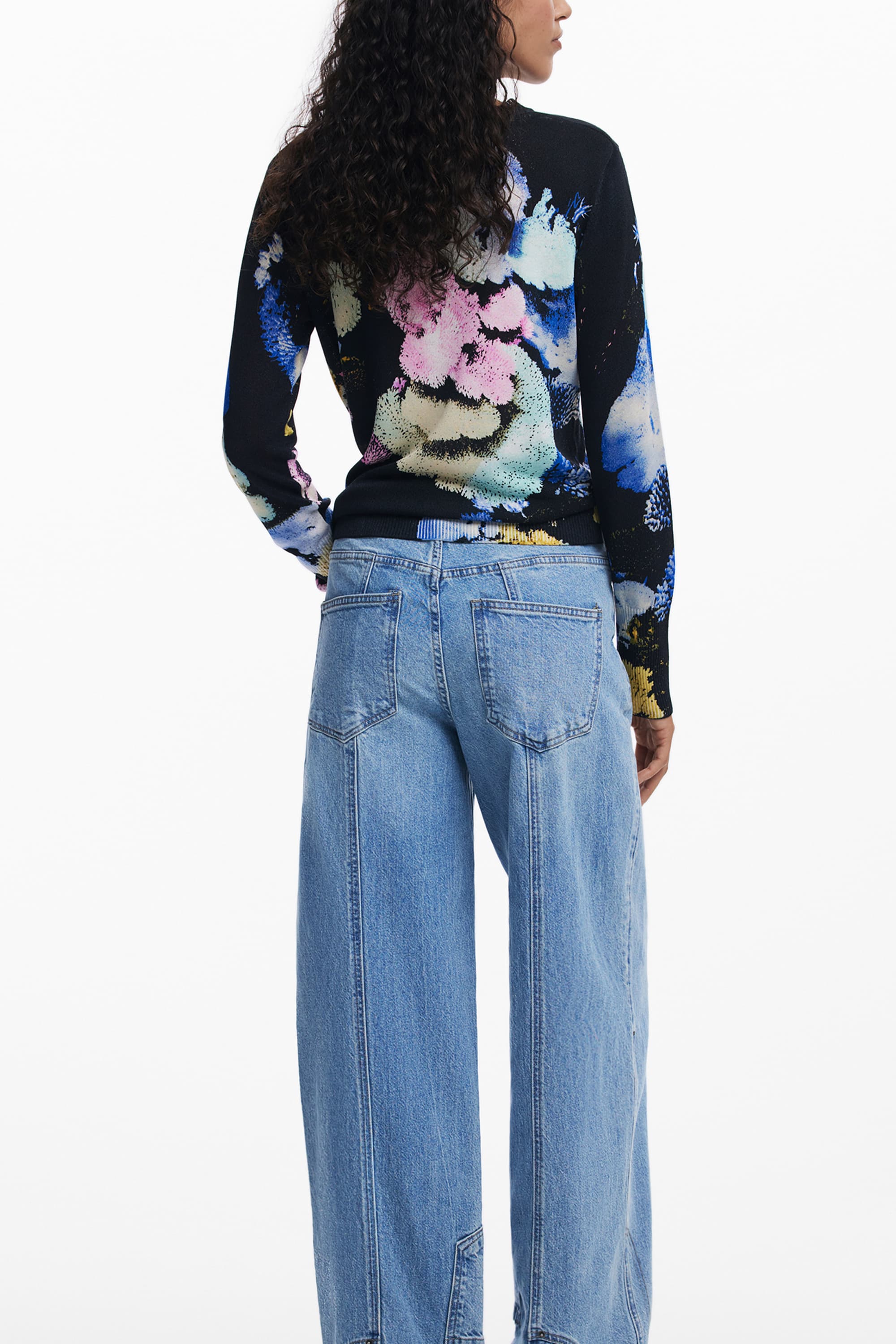 DESIGUAL MAGLIA DONNA NERO - Miniatura 2