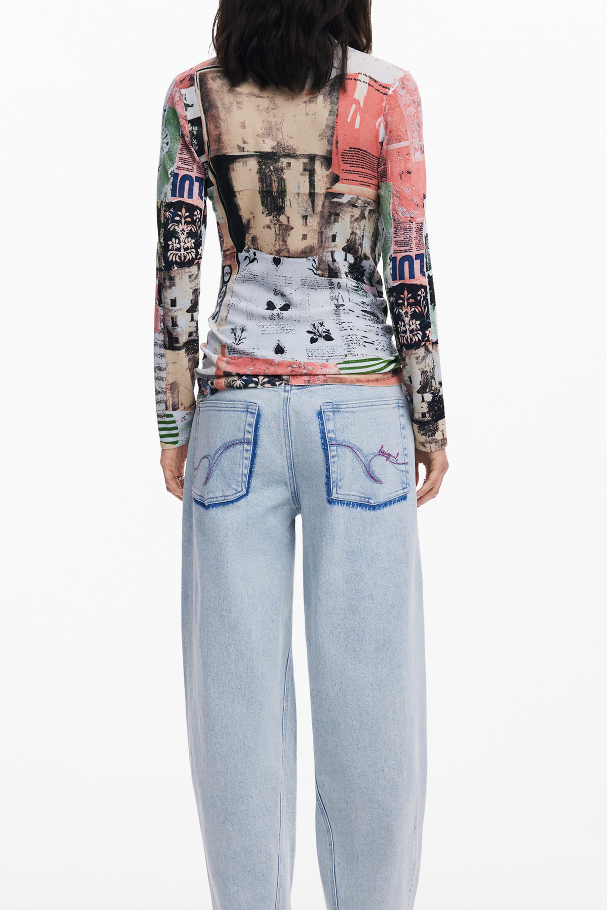 DESIGUAL MAGLIA DONNA ROSA - Miniatura 2