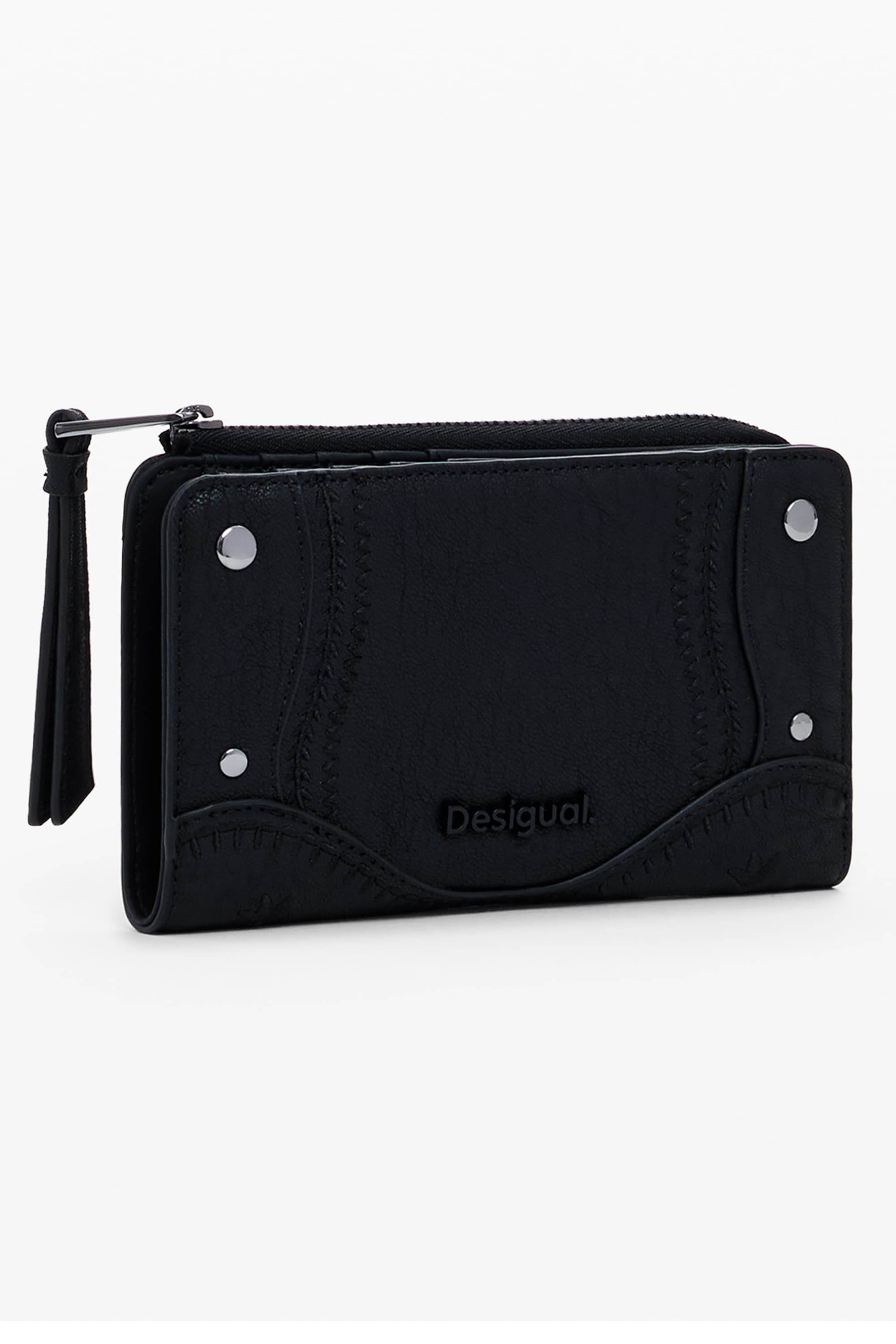 DESIGUAL PORTAFOGLIO DONNA NERO - Miniatura 2
