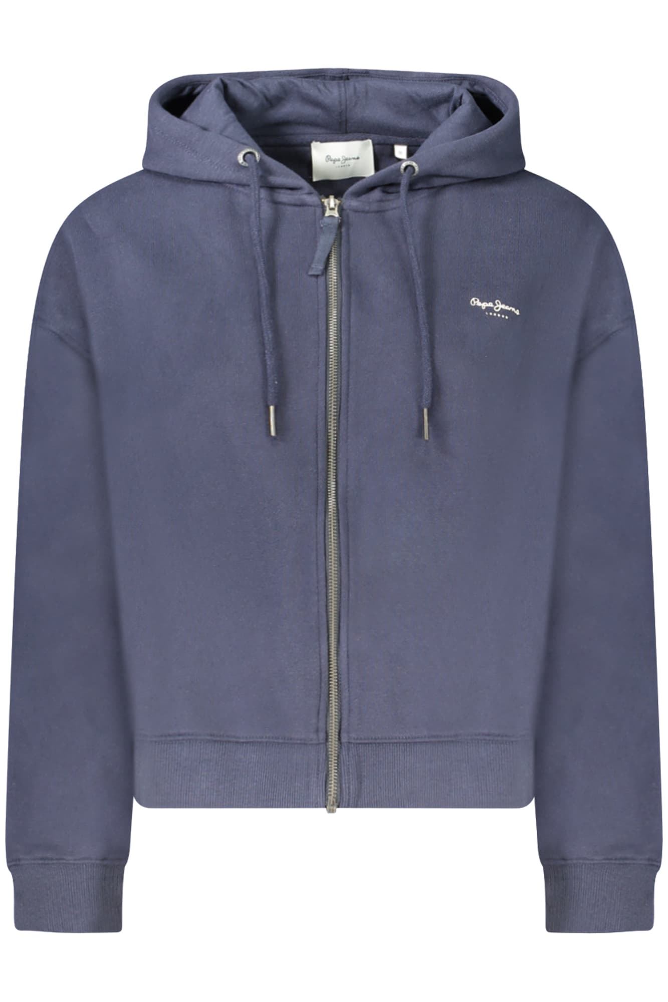PEPE JEANS FELPA CON ZIP DONNA BLU - Immagine principale