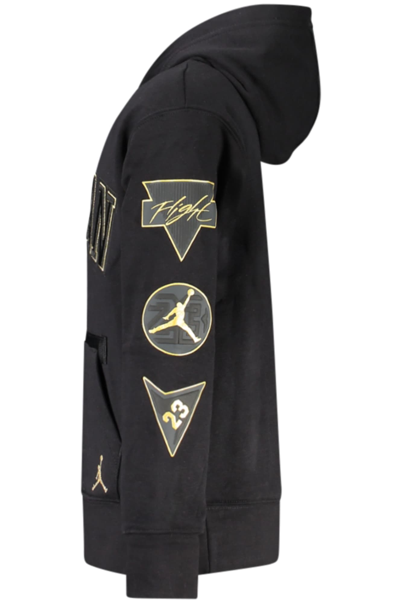 JORDAN FELPA SENZA ZIP UOMO NERO - Miniatura 3