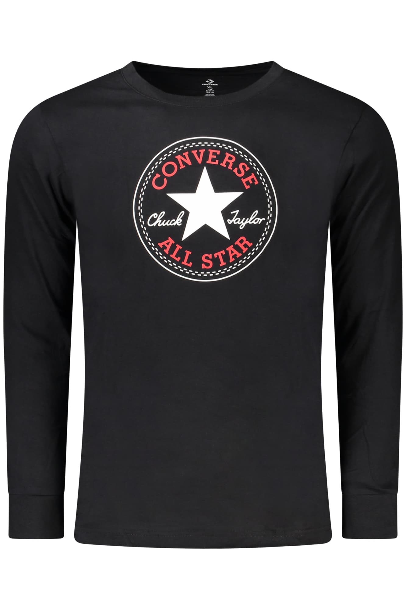 CONVERSE T-SHIRT MANICHE LUNGHE BAMBINO NERO - Immagine 1