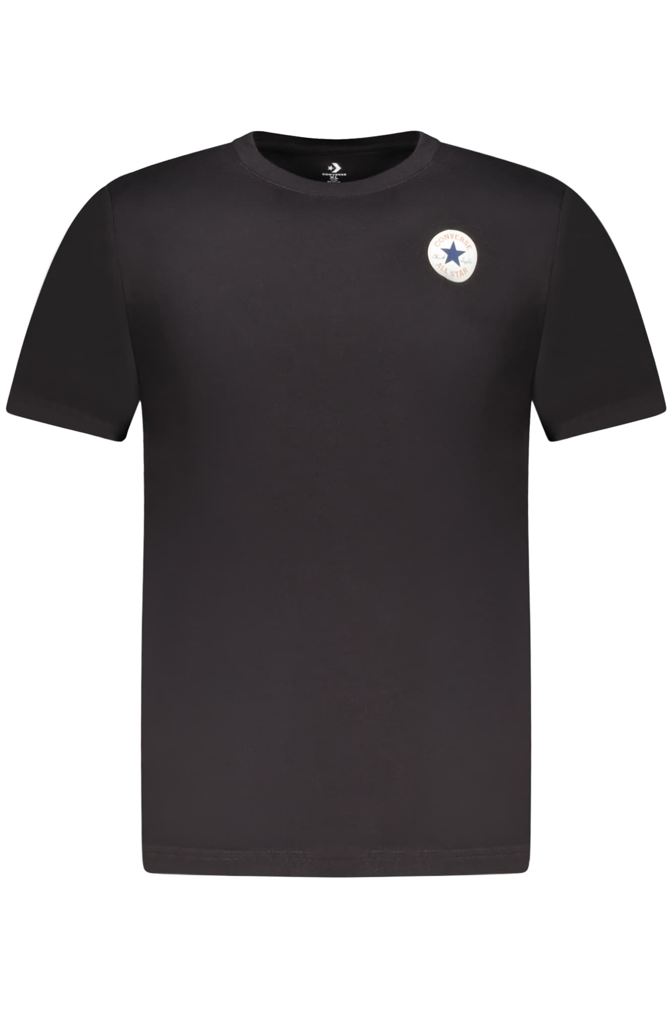 CONVERSE T-SHIRT MANICHE CORTE BAMBINO NERO