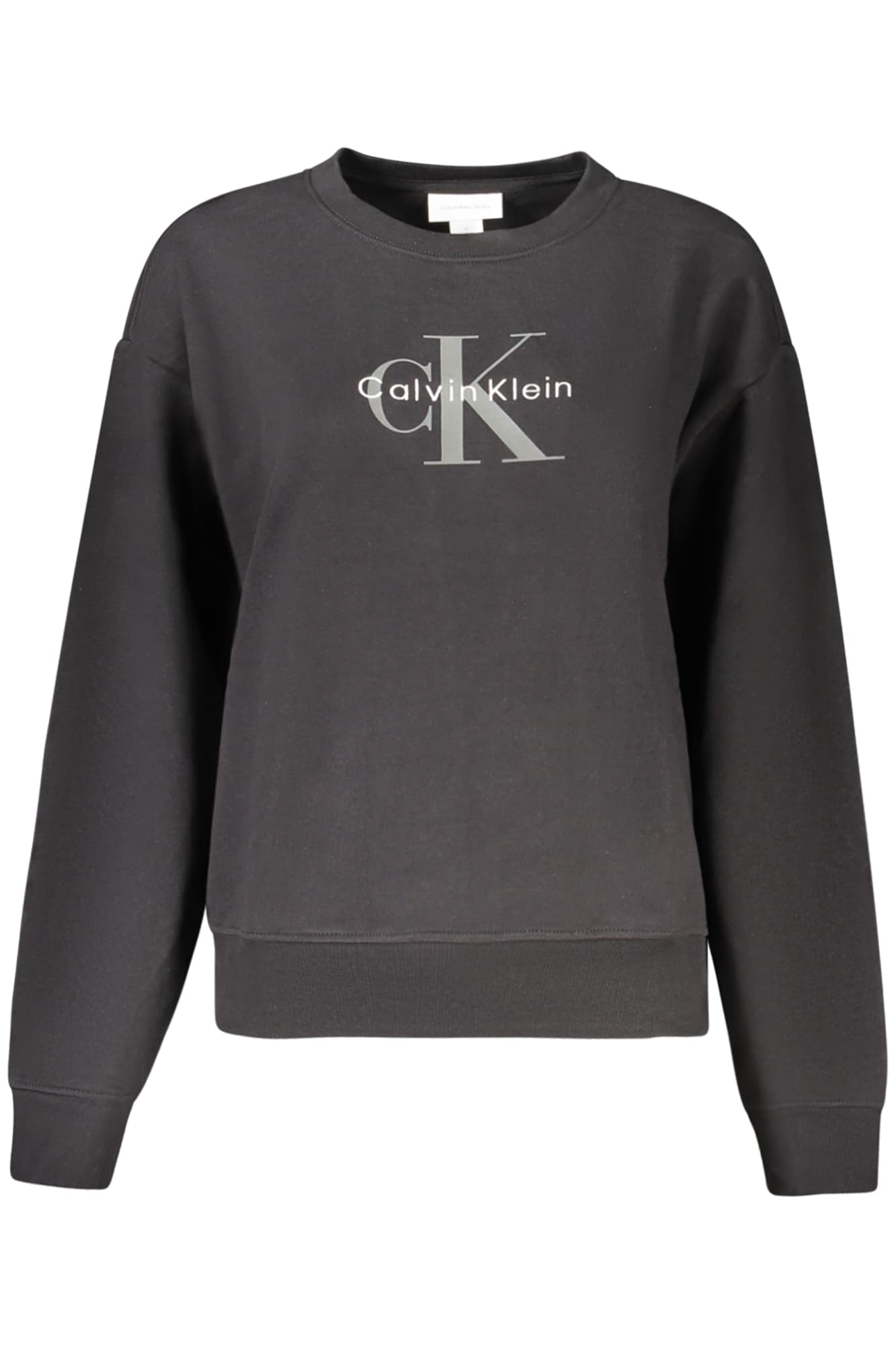CALVIN KLEIN FELPA SENZA ZIP DONNA NERO - Immagine principale
