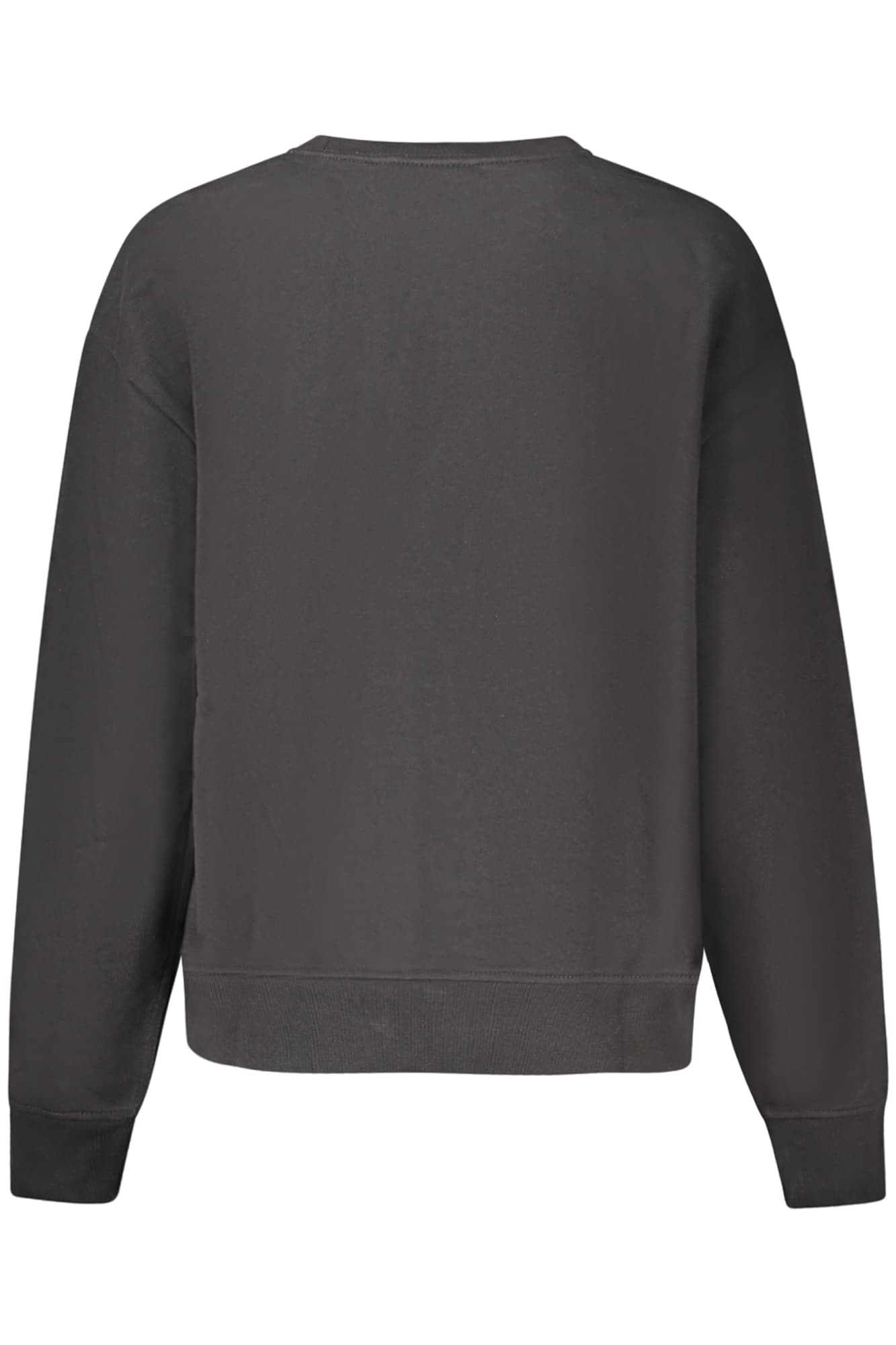 CALVIN KLEIN FELPA SENZA ZIP DONNA NERO - Miniatura 2