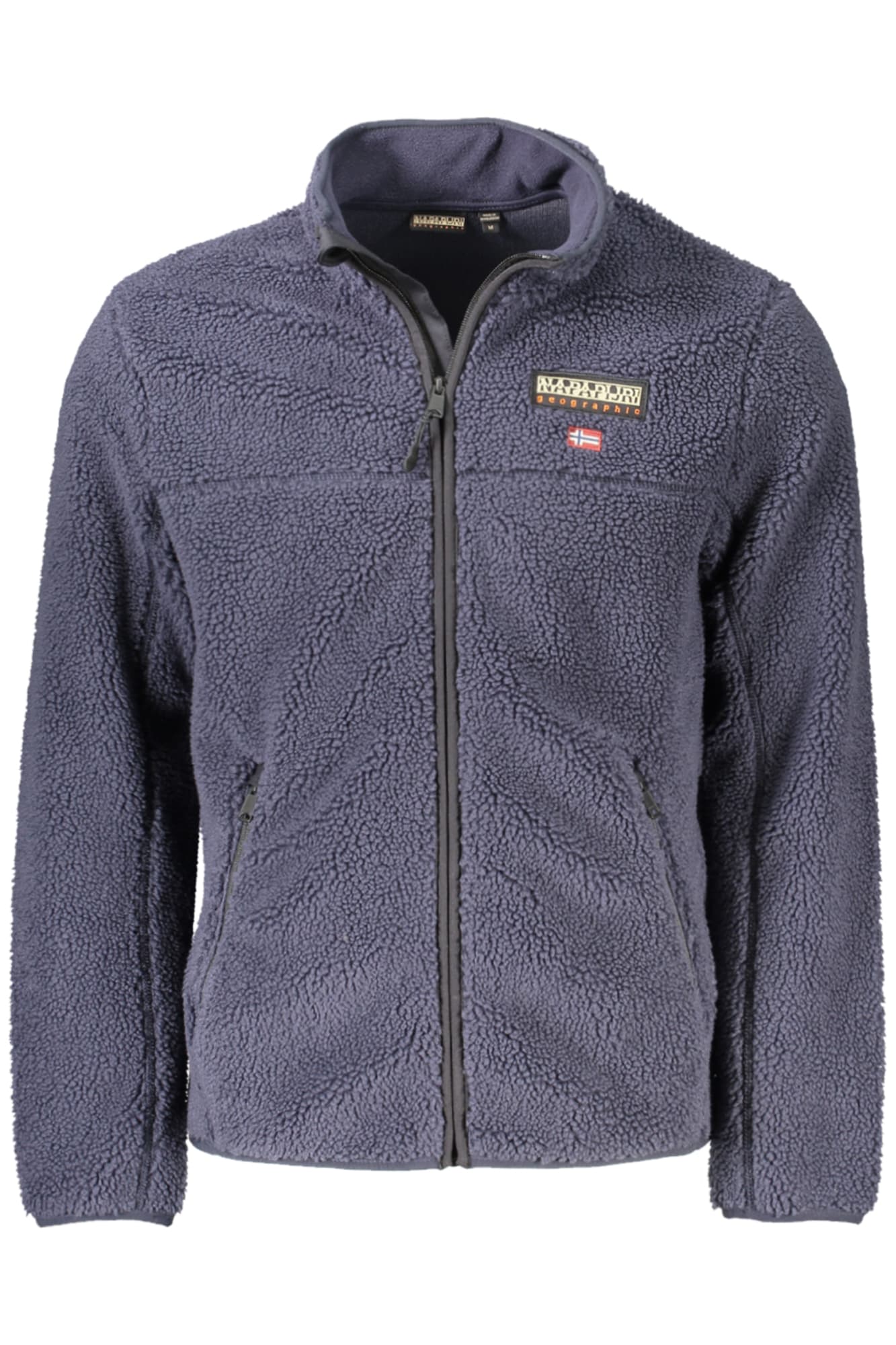 NAPAPIJRI FELPA CON ZIP UOMO BLU - Immagine 1