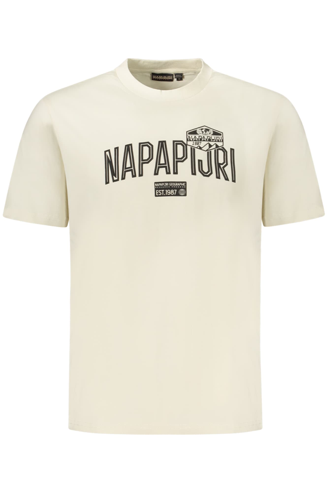 NAPAPIJRI T-SHIRT MANICHE CORTE UOMO BEIGE - Immagine principale