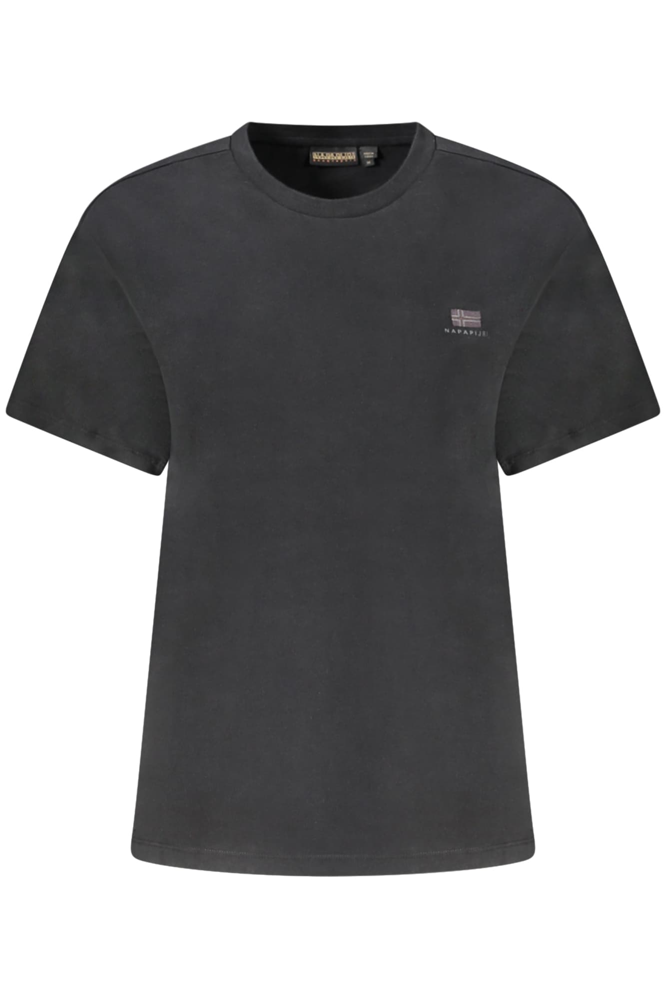 NAPAPIJRI T-SHIRT MANICHE CORTE DONNA NERO