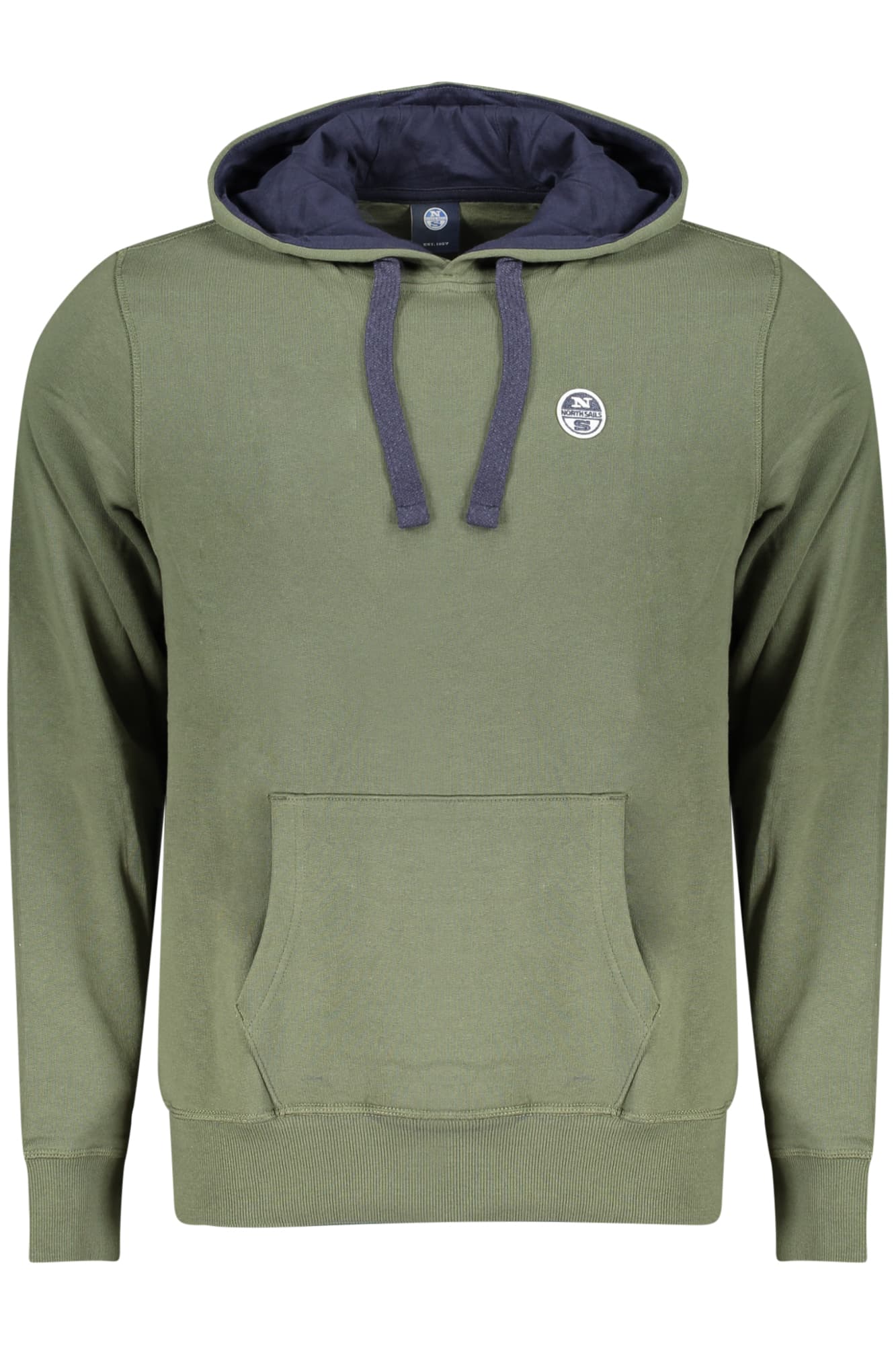 NORTH SAILS FELPA SENZA ZIP UOMO VERDE - Immagine 1