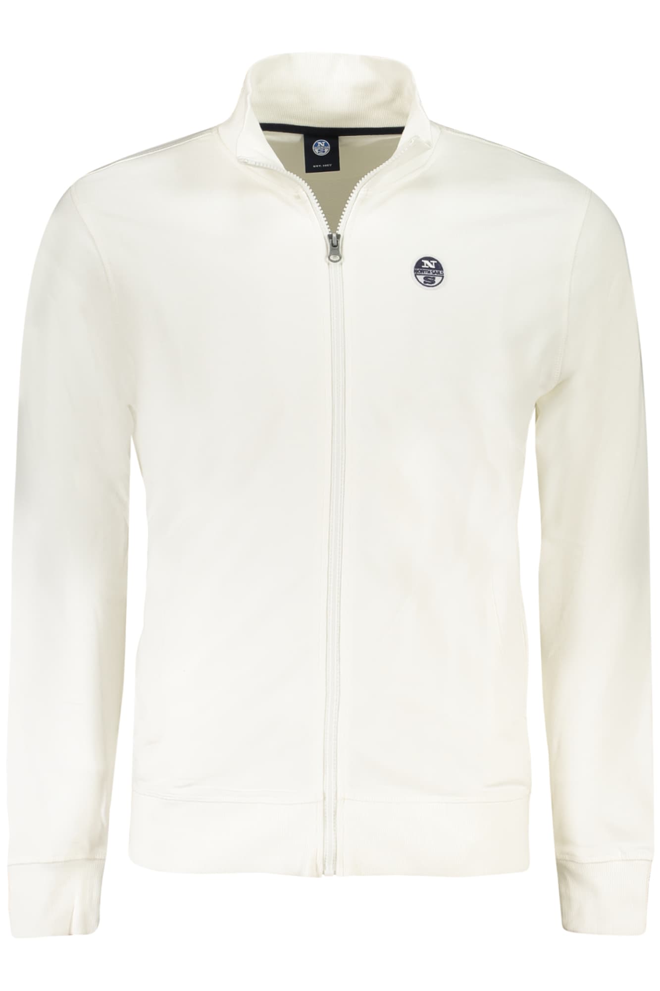 NORTH SAILS FELPA CON ZIP UOMO BIANCO - Immagine 1