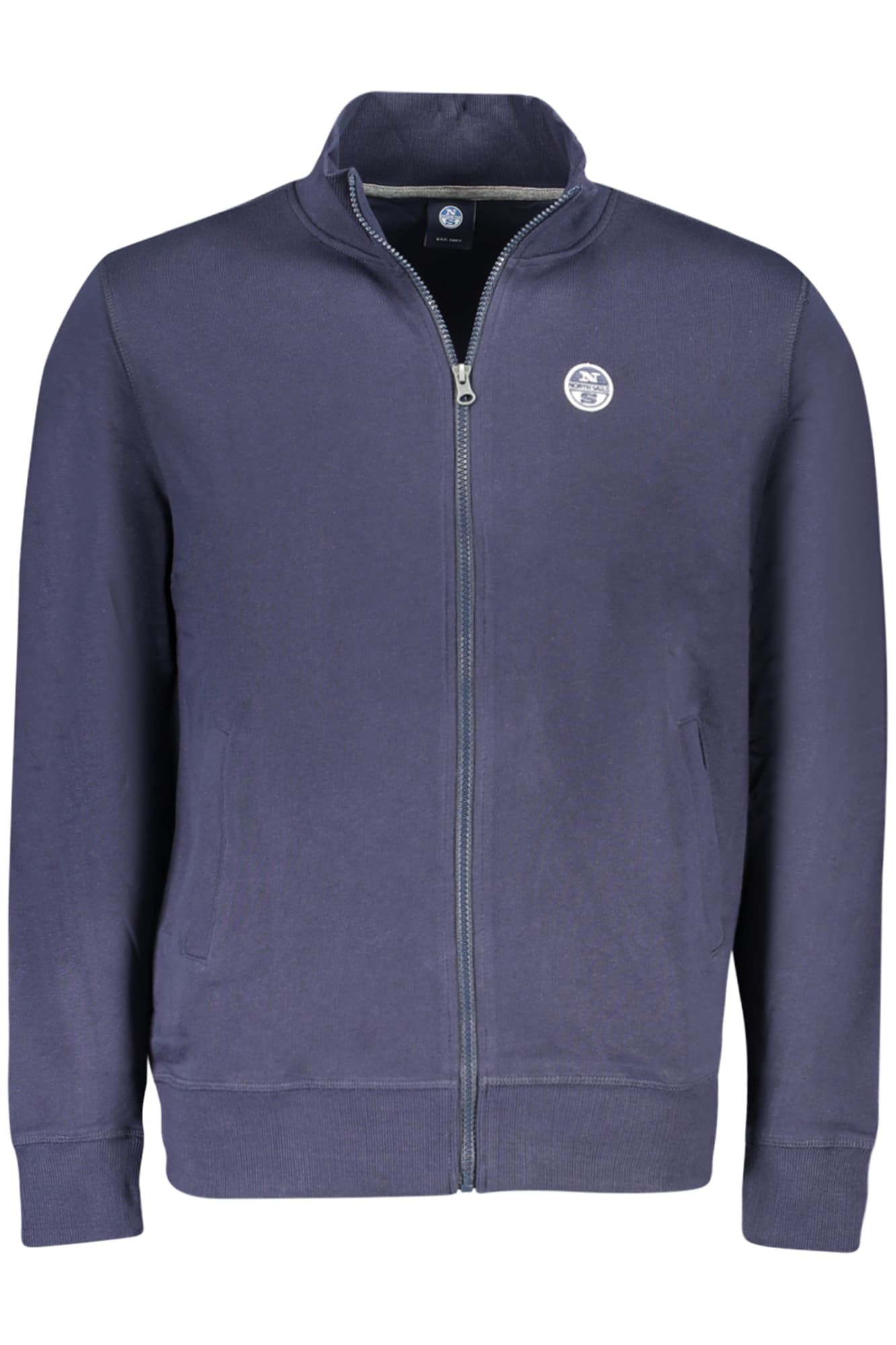 NORTH SAILS FELPA CON ZIP UOMO BLU - Immagine 1