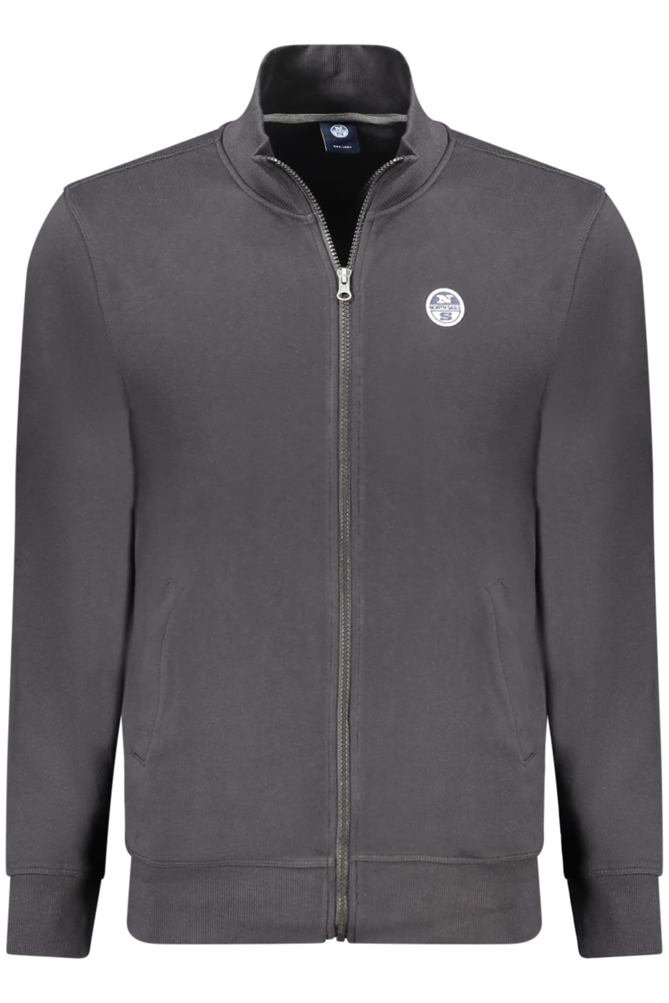 NORTH SAILS FELPA CON ZIP UOMO NERO - Immagine 1