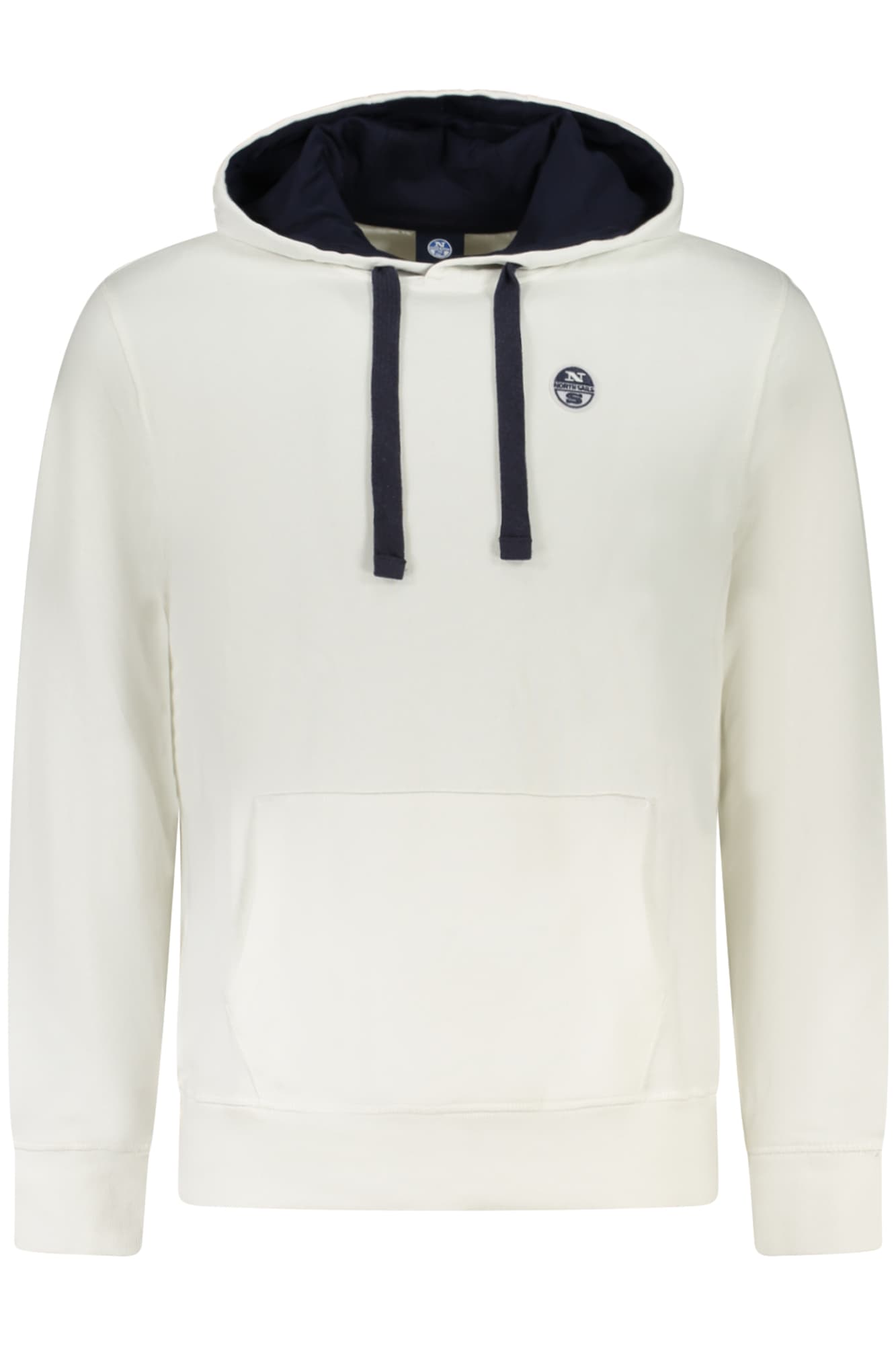 NORTH SAILS FELPA SENZA ZIP UOMO BIANCO - Immagine 1