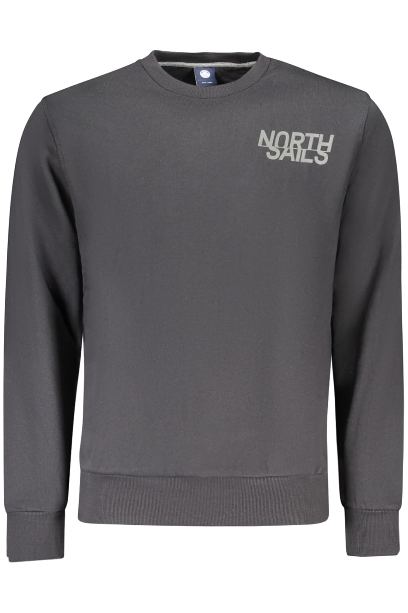 NORTH SAILS FELPA SENZA ZIP UOMO NERO - Immagine 1