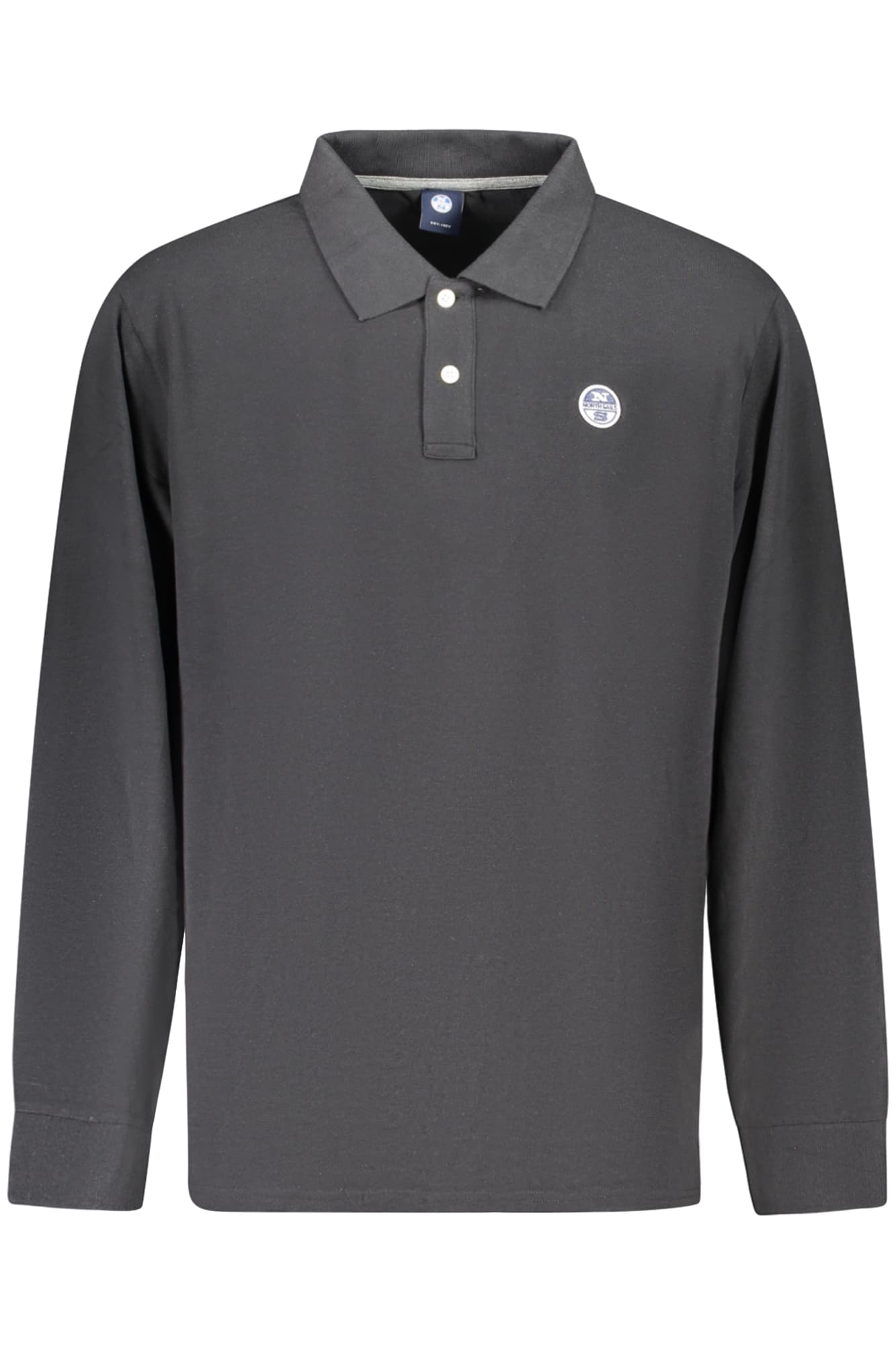 NORTH SAILS POLO MANICHE LUNGHE UOMO NERO - Immagine 1