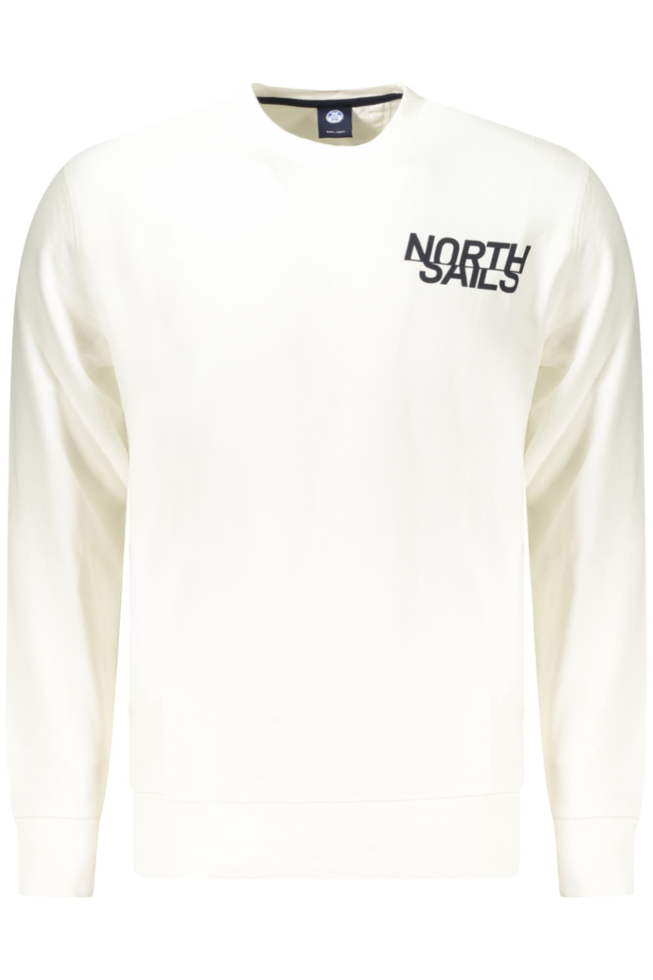 NORTH SAILS FELPA SENZA ZIP UOMO BIANCO - Immagine 1