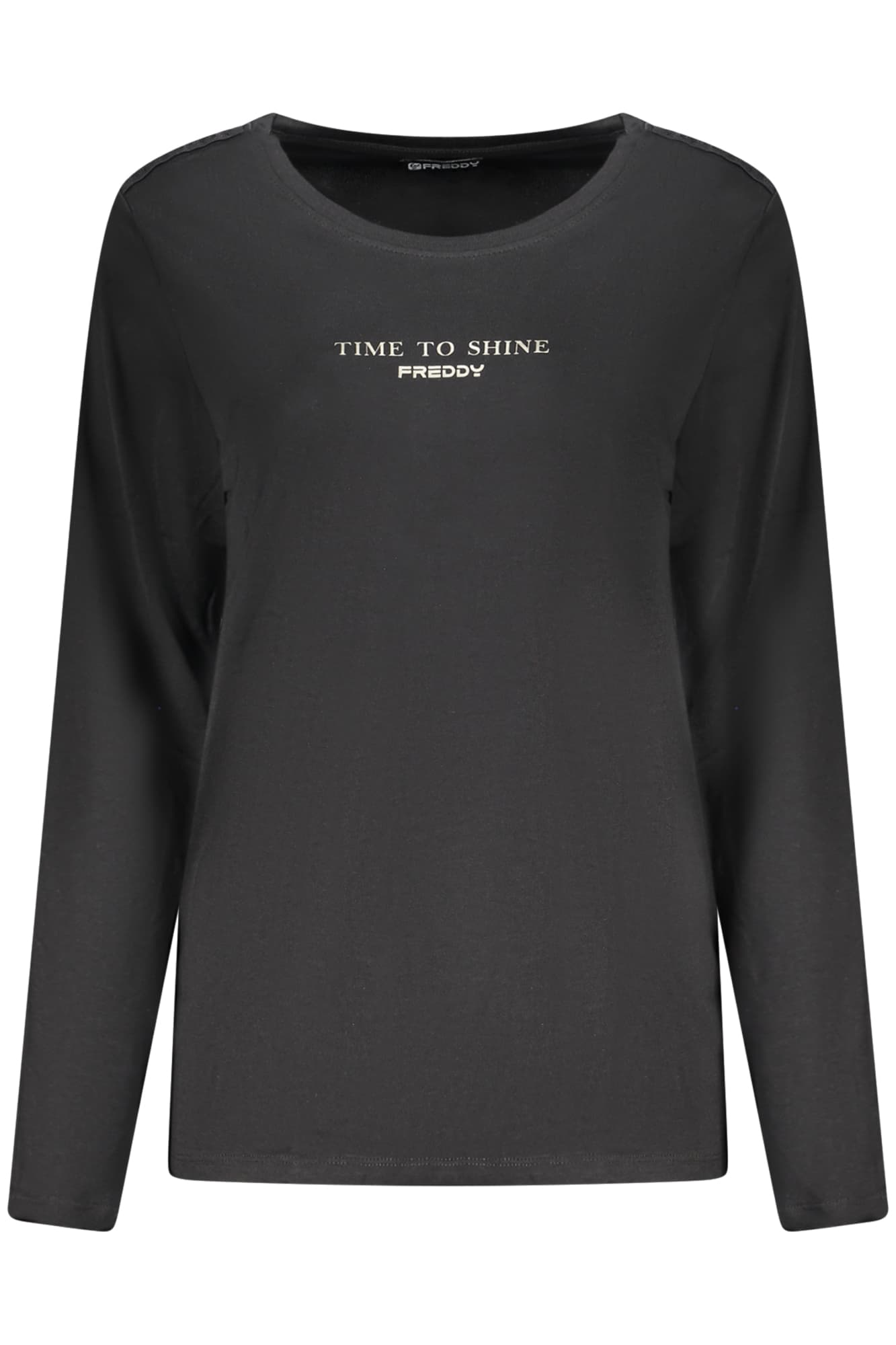 FREDDY T-SHIRT MANICHE LUNGHE DONNA NERO