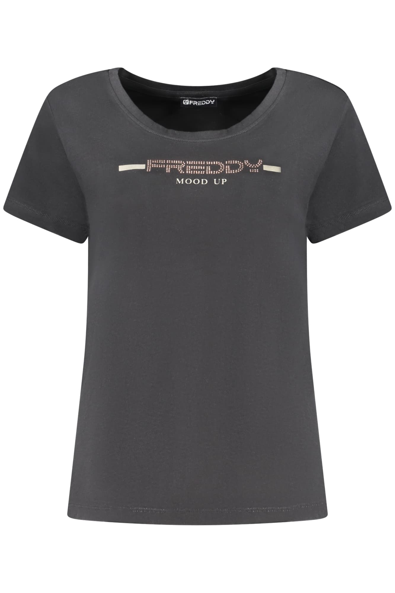 FREDDY T-SHIRT MANICHE CORTE DONNA NERO