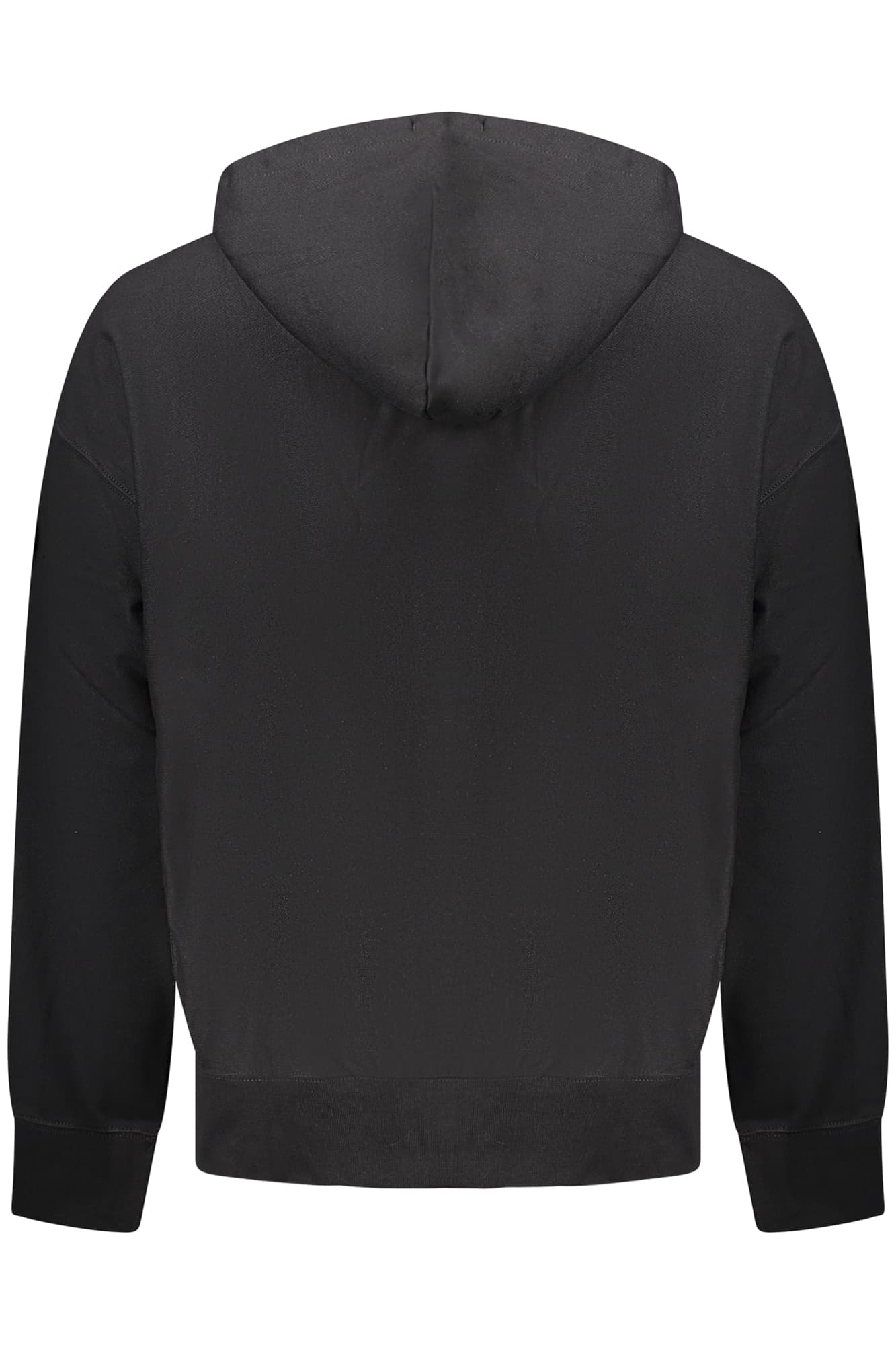 CALVIN KLEIN FELPA SENZA ZIP UOMO NERO - Miniatura 2