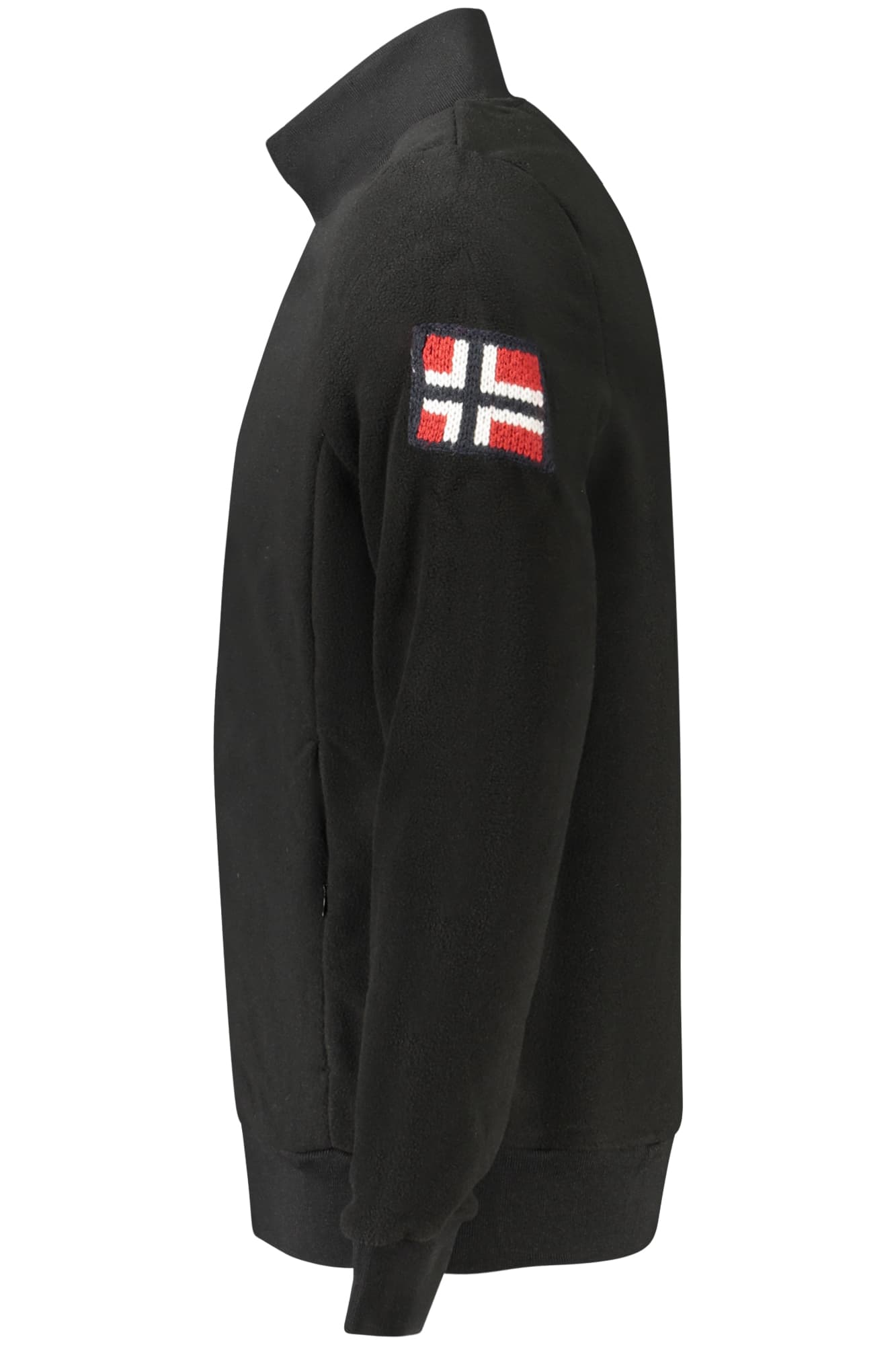 NORWAY 1963 FELPA CON ZIP UOMO NERO - Miniatura 3
