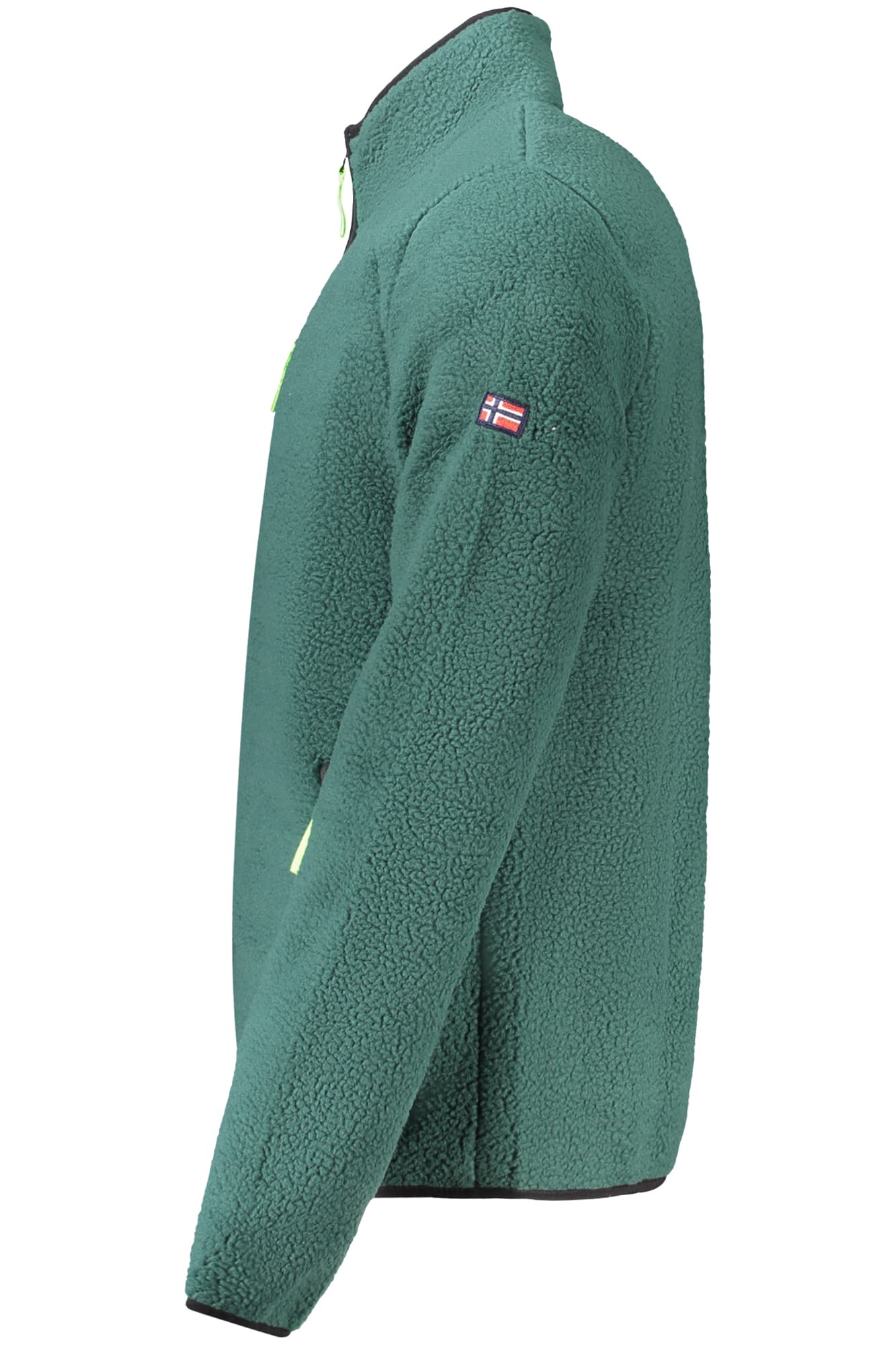 NORWAY 1963 FELPA CON ZIP UOMO VERDE - Miniatura 3