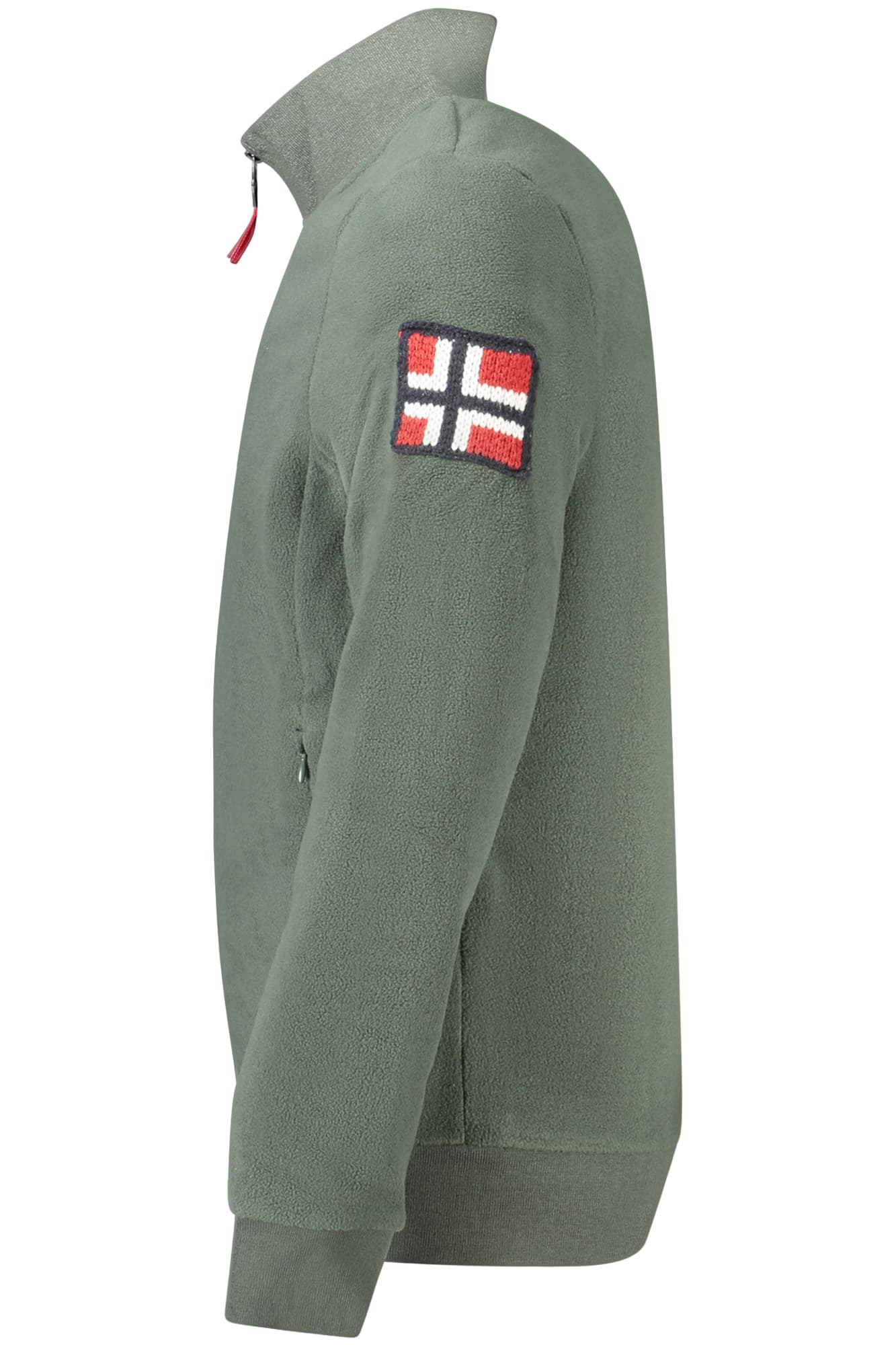 NORWAY 1963 FELPA CON ZIP UOMO VERDE - Miniatura 3