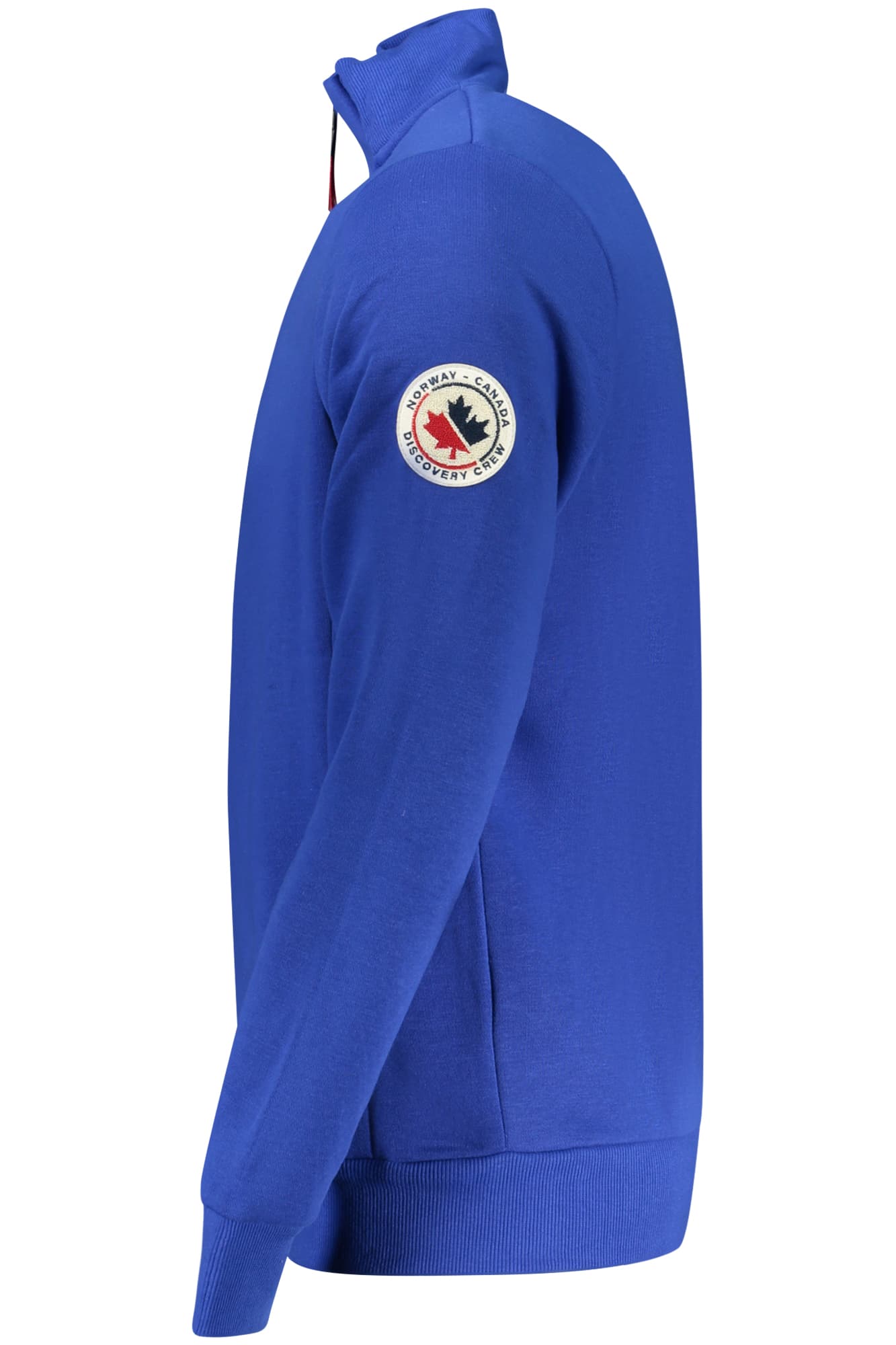 NORWAY 1963 FELPA CON ZIP UOMO BLU - Miniatura 3