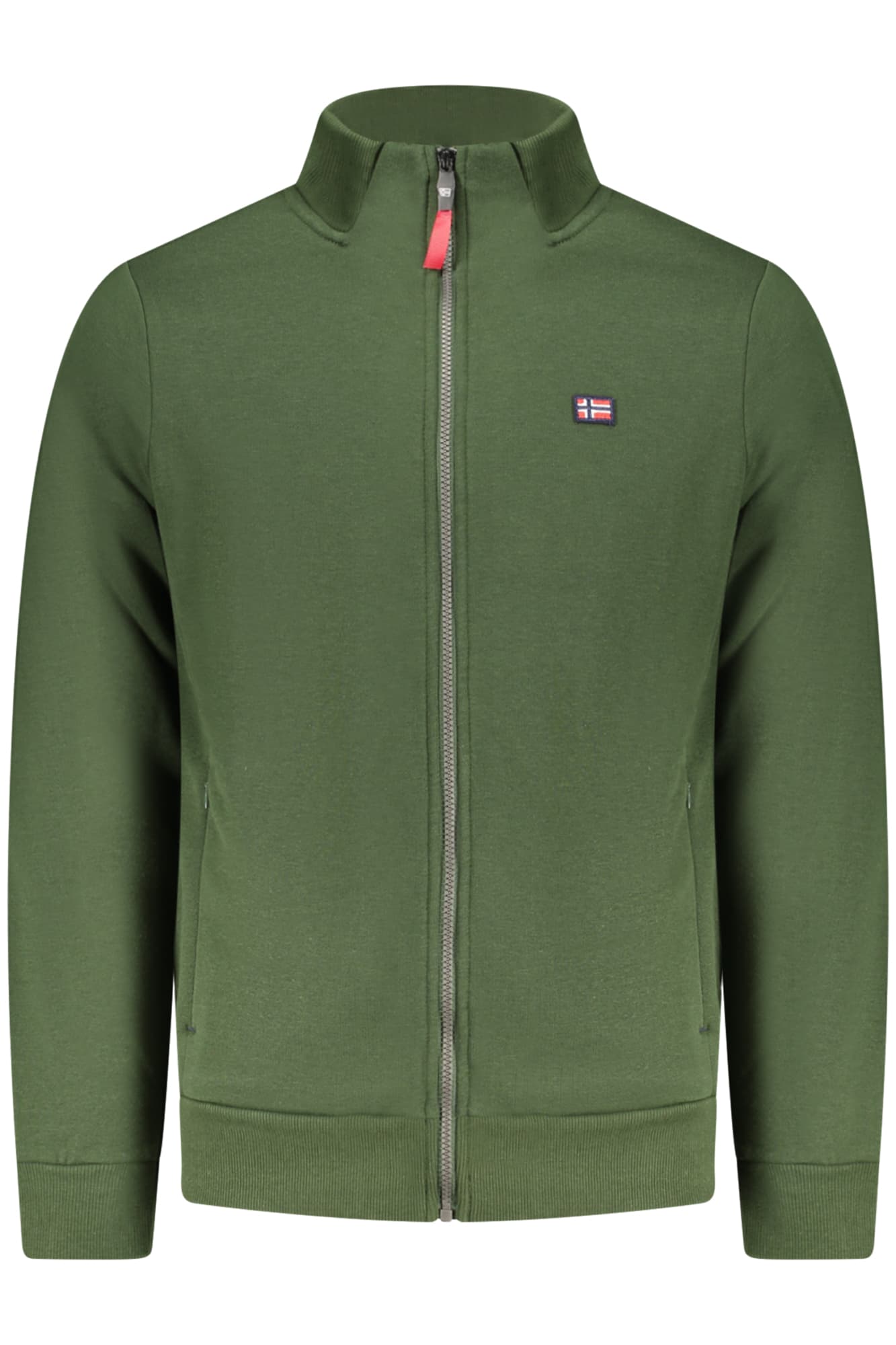 NORWAY 1963 FELPA CON ZIP UOMO VERDE - Immagine 1