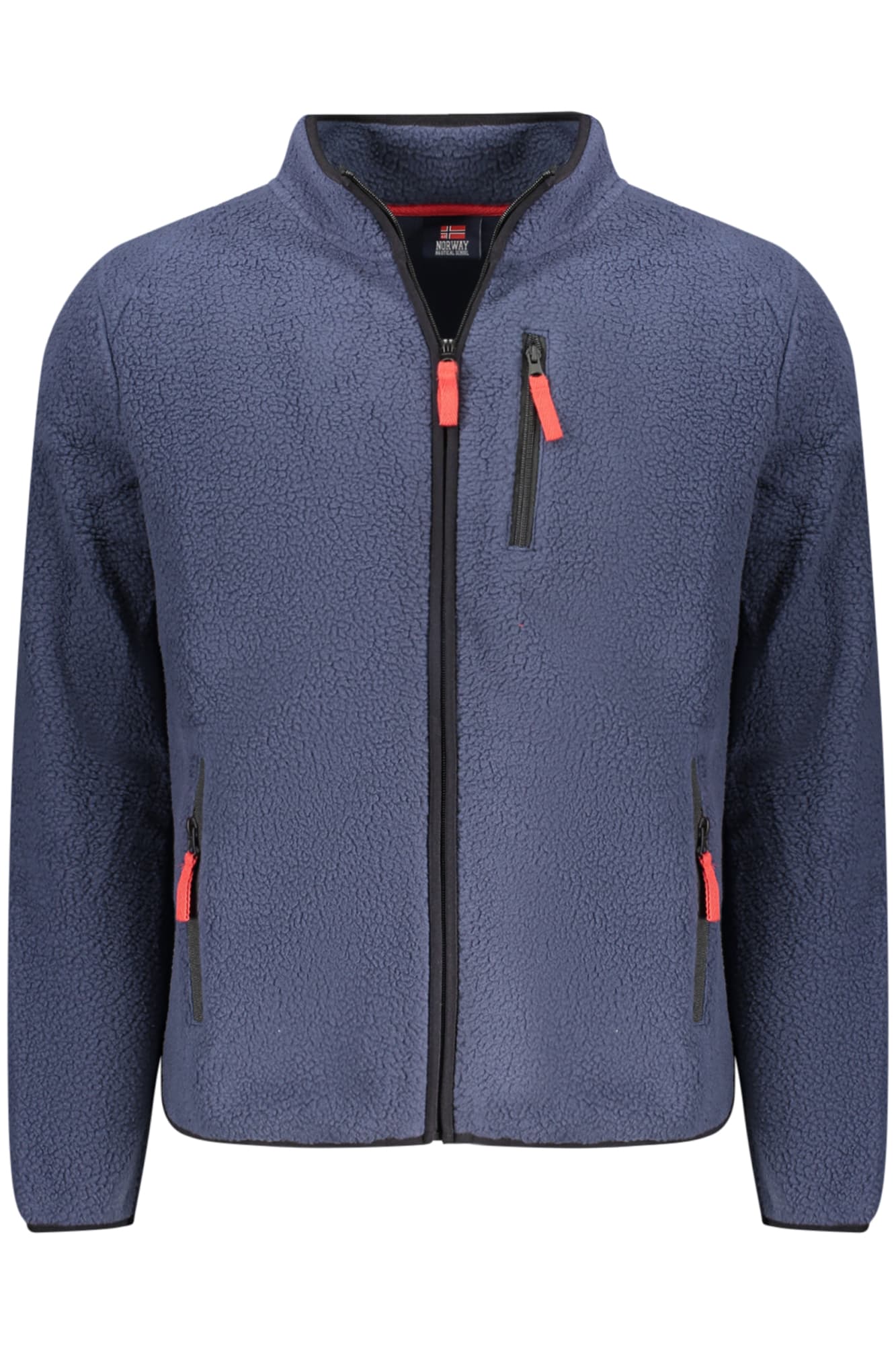 NORWAY 1963 FELPA CON ZIP UOMO BLU - Immagine 1
