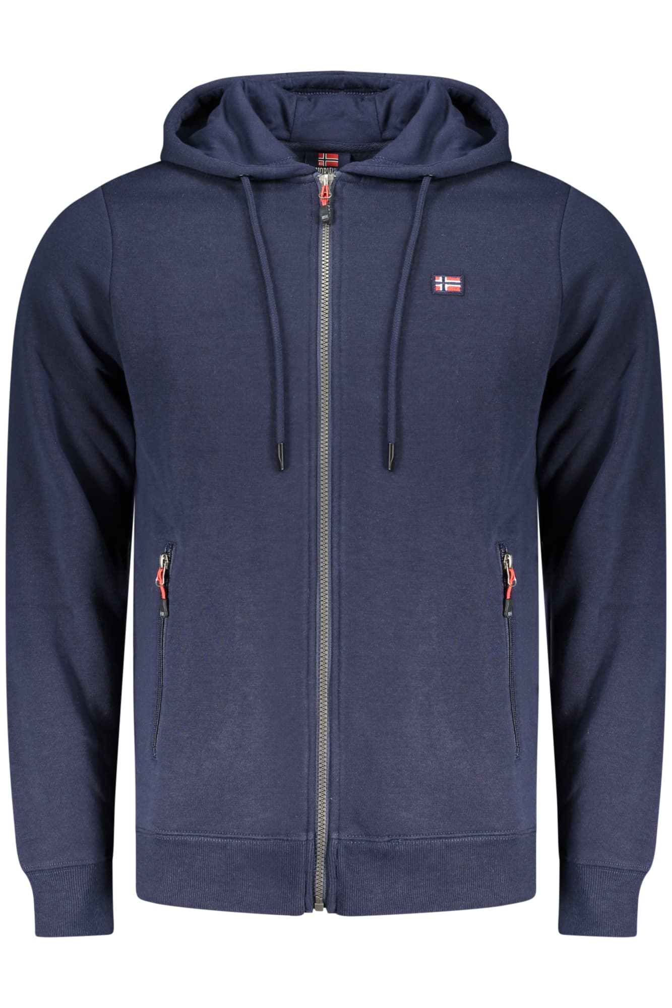 NORWAY 1963 FELPA CON ZIP UOMO BLU - Immagine 1